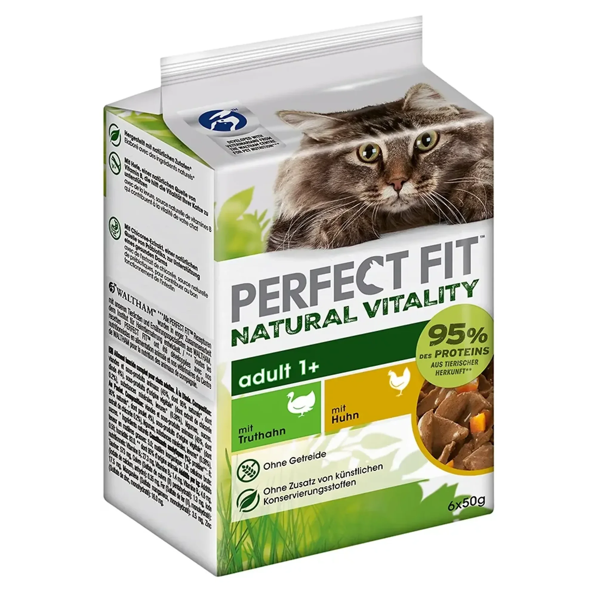 Perfect Fit Perfect Fit Kısırlaştırılmış Tavuk ve Hindili Yetişkin Kedi Yaş Mama 50 G