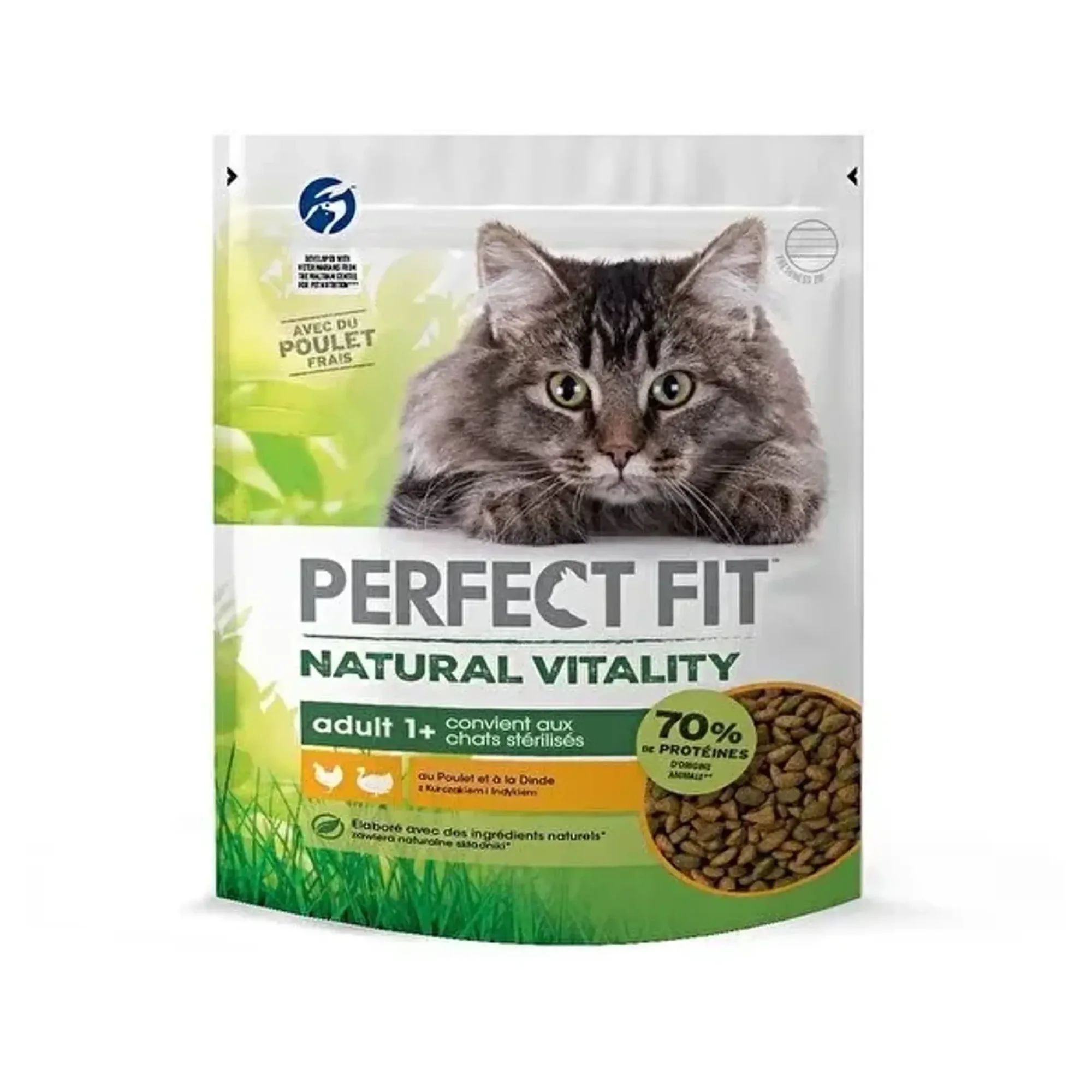 Perfect Fit Perfect Fit Natural Vitality Tavuk ve Hindili Yetişkin Kedi Maması 1 KG