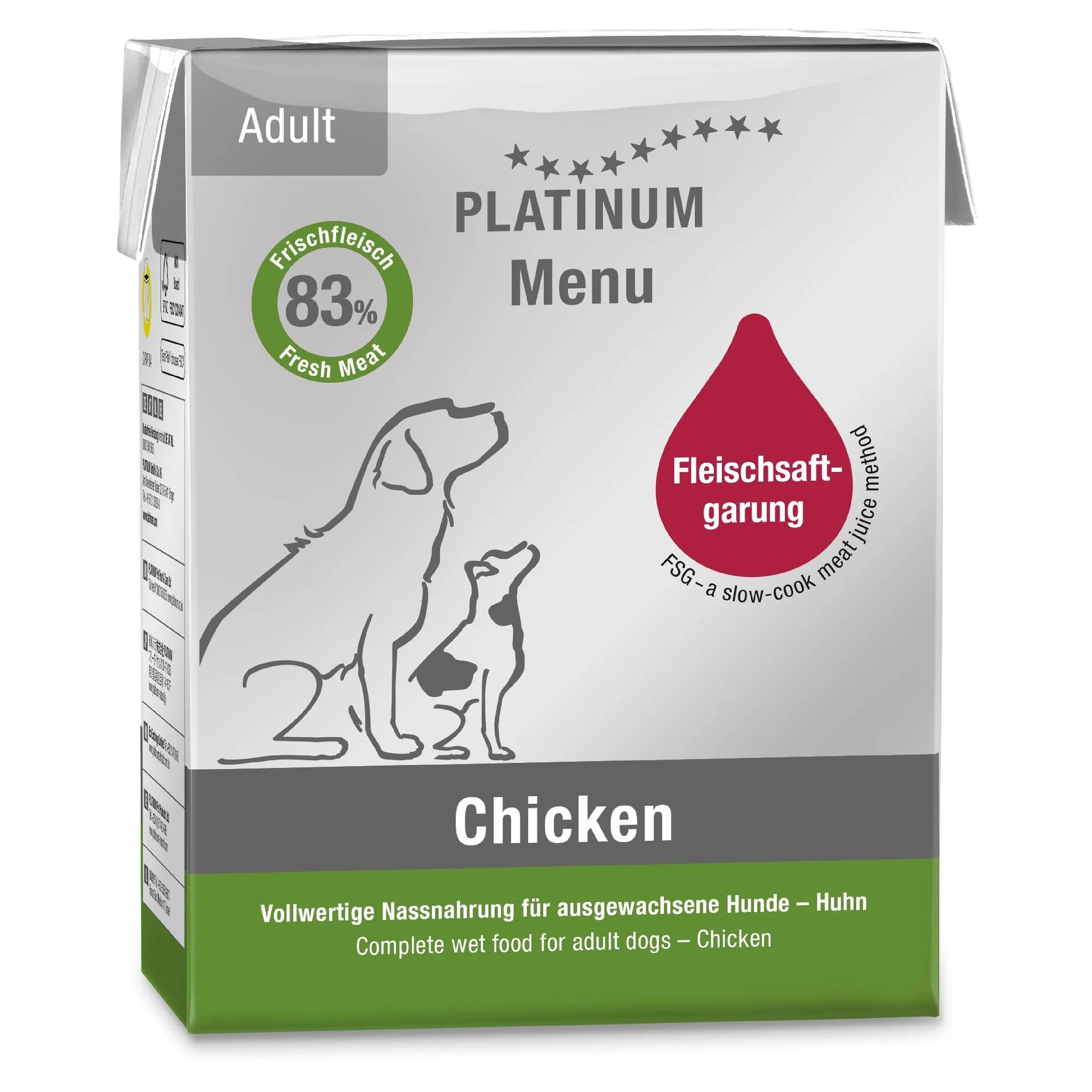Platinum Tavuklu Yetişkin Köpek Yaş Mama 375 G