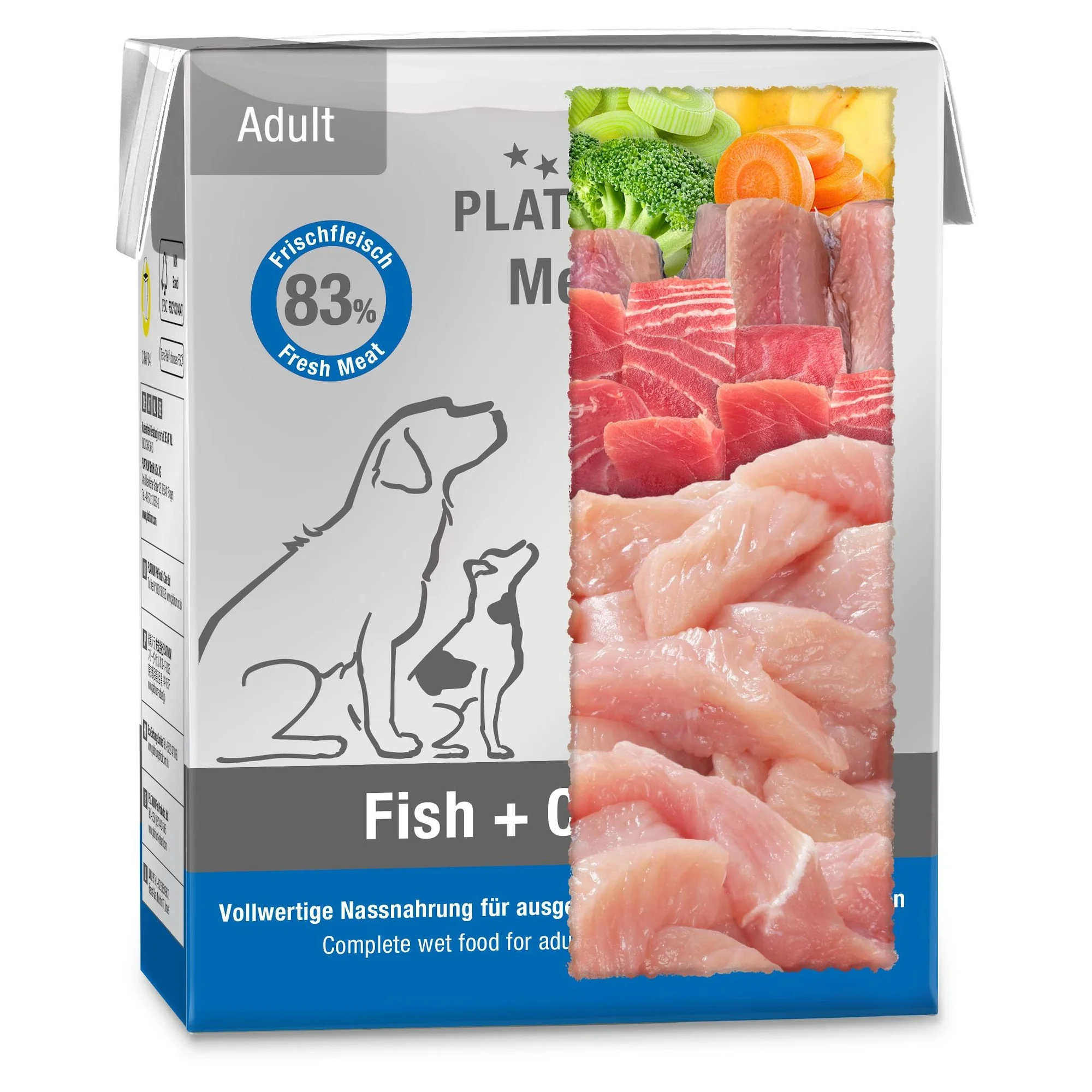 Platinum Balık ve Tavuklu Yetişkin Köpek Yaş Mama 375 G — Normal, 400 g — Görsel 2