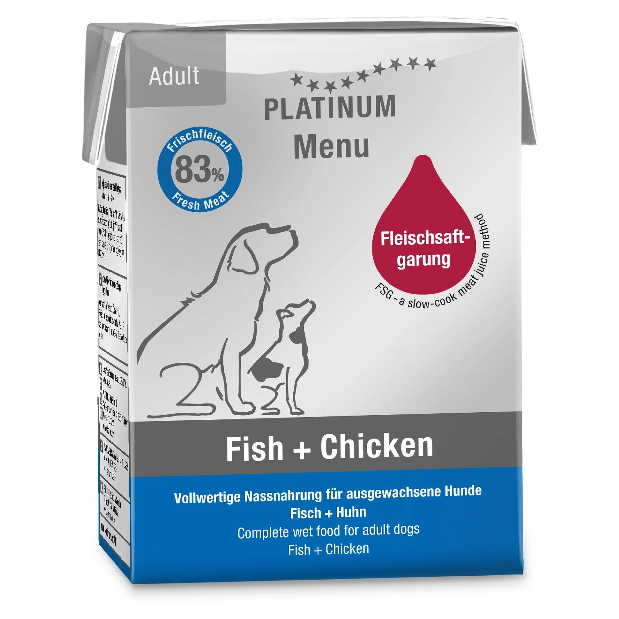 Platinum Balık ve Tavuklu Yetişkin Köpek Yaş Mama 185 G