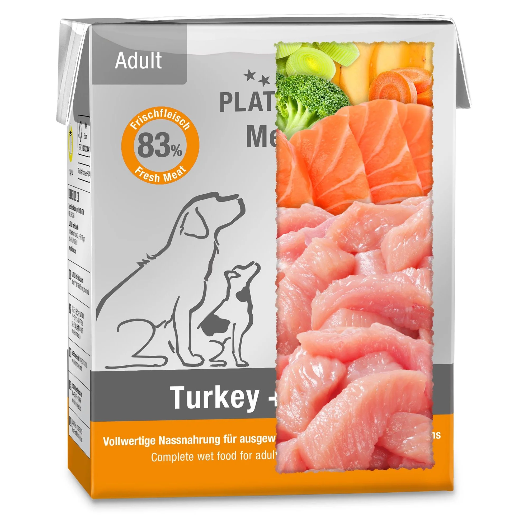 Platinum Hindi ve Somon Yetişkin Köpek Yaş Mama 185 G — Normal, 200 g — Görsel 2
