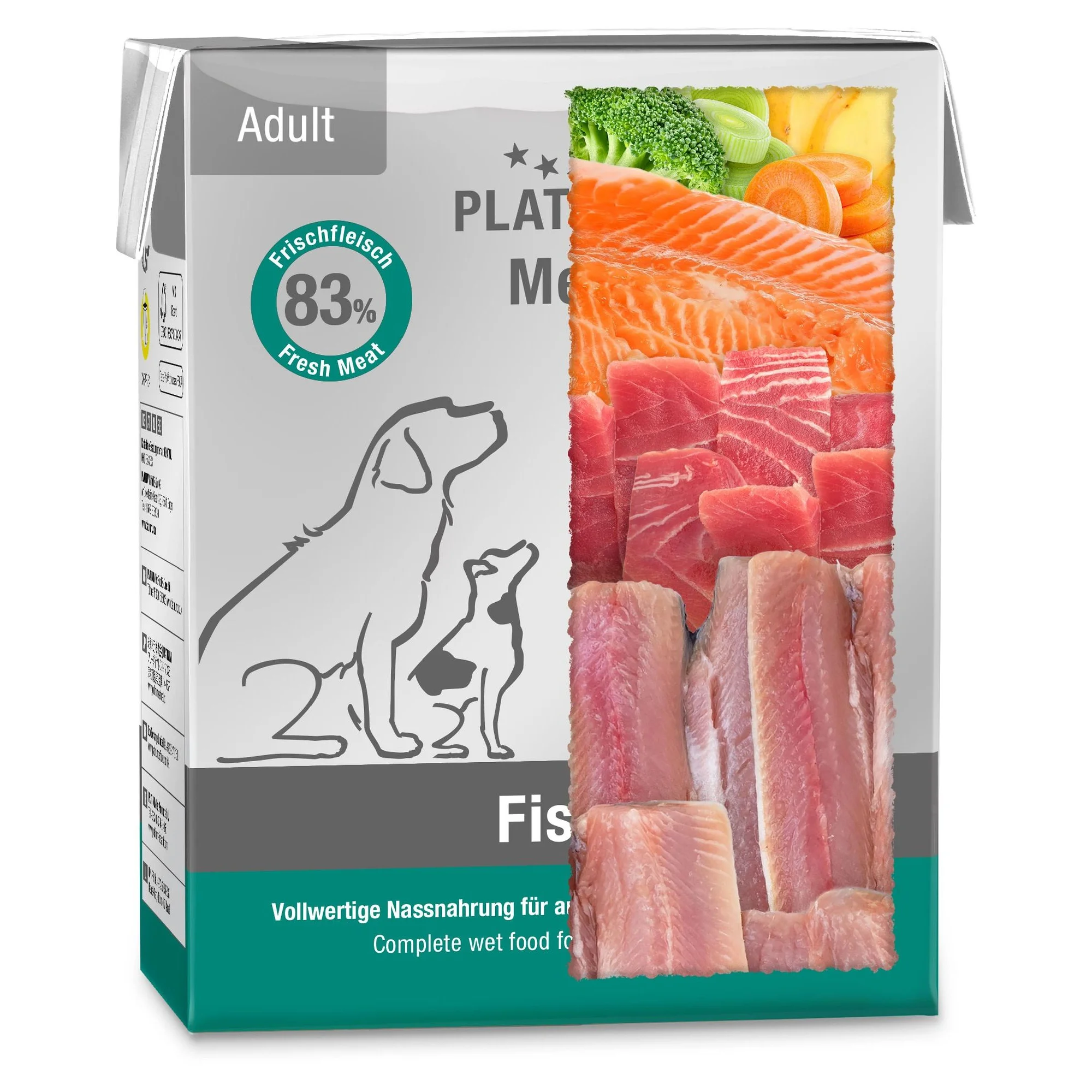 Platinum Balıklı Yetişkin Köpek Yaş Mama 185 G — Normal, 250 g — Görsel 2