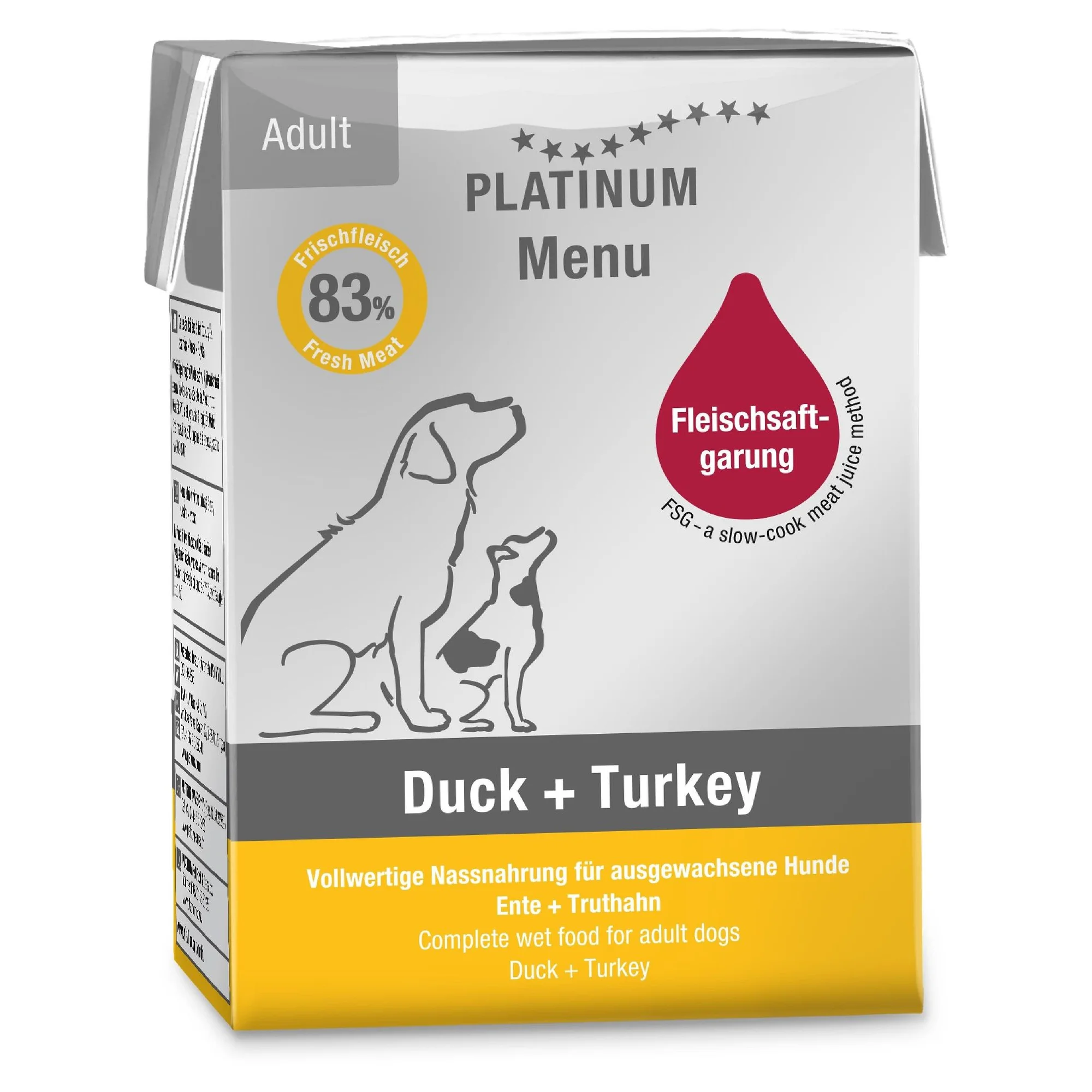 Platinum Ördek ve Hindili Yetişkin Köpek Yaş Mama 185 G