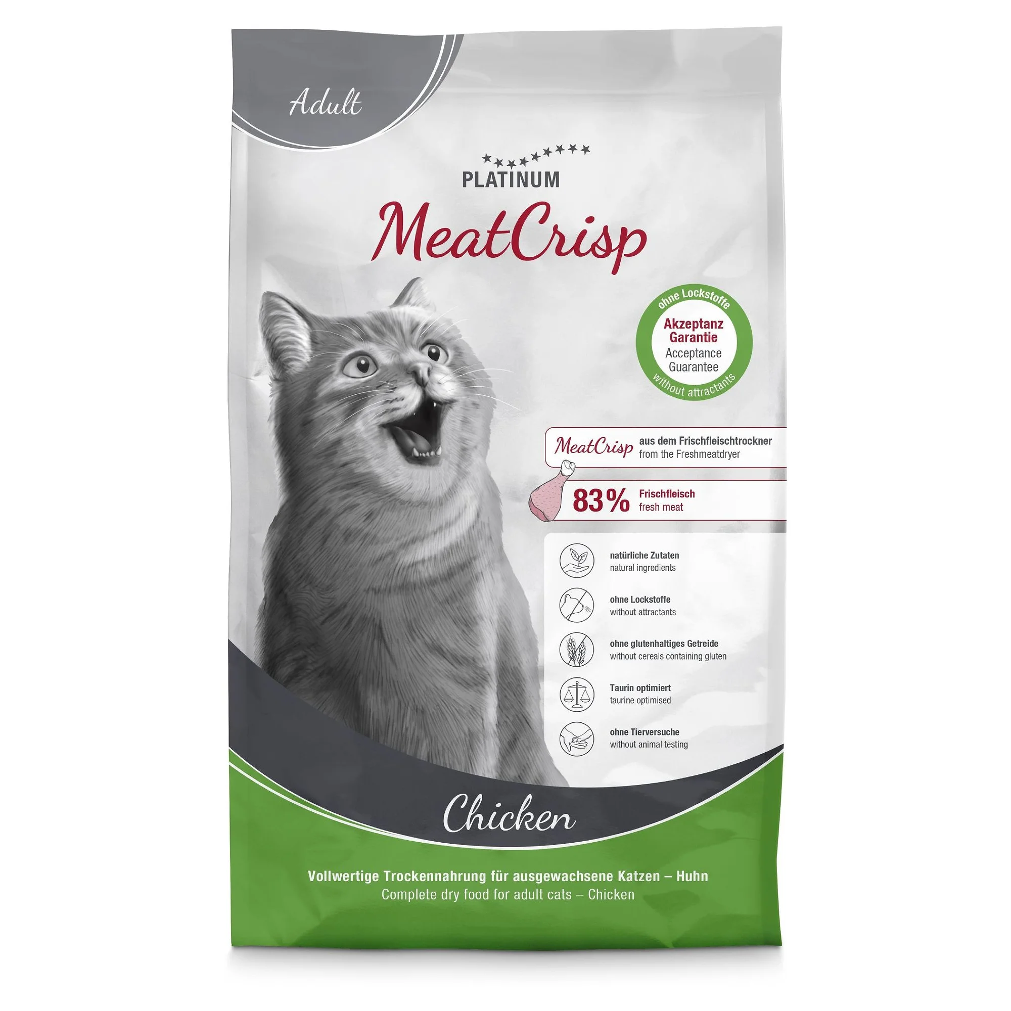 Platinum MeatCrisp Tavuklu Yetişkin Kedi Maması 3 KG