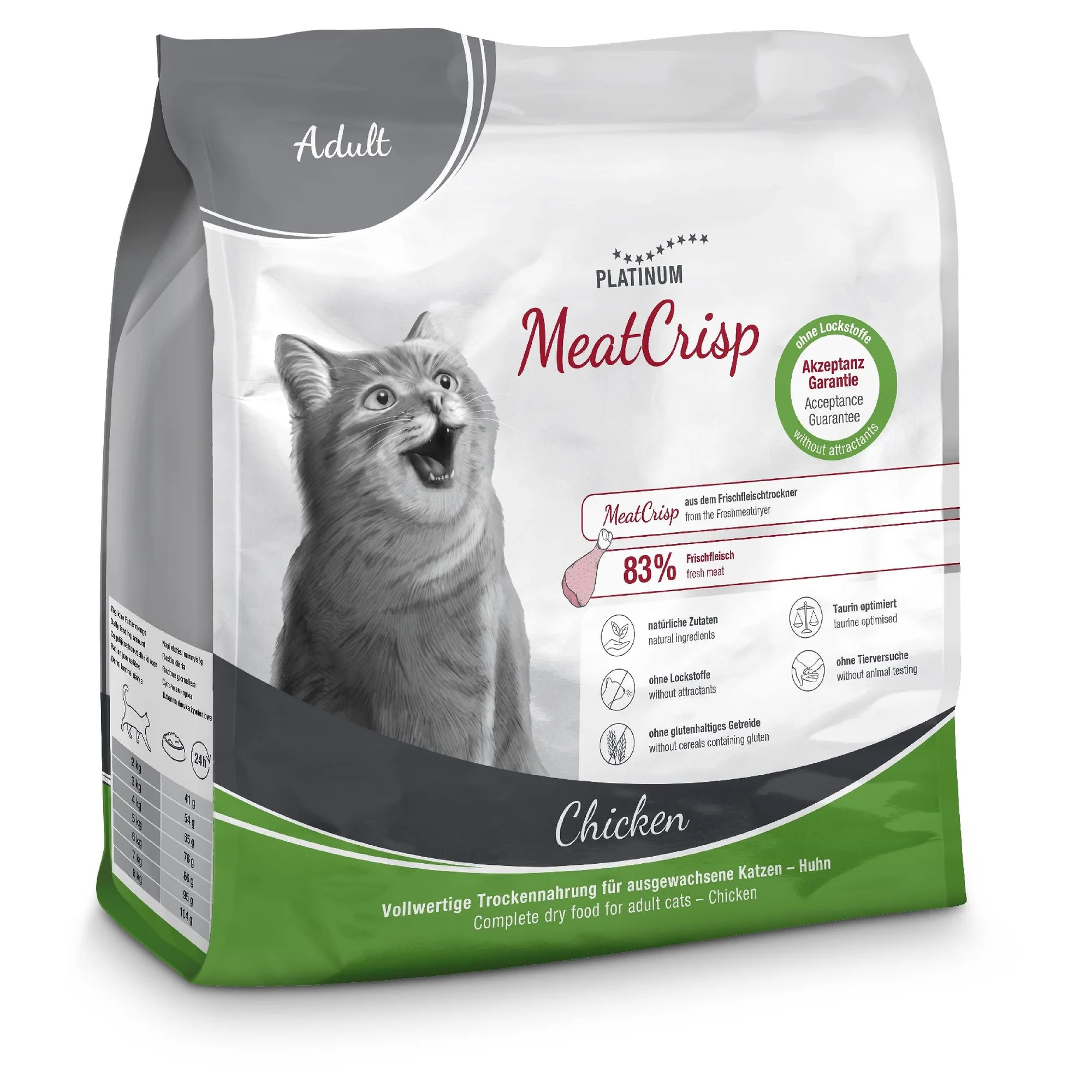 Platinum MeatCrisp Tavuklu Yetişkin Kedi Maması 400 G — Normal, 550 g — Görsel 2