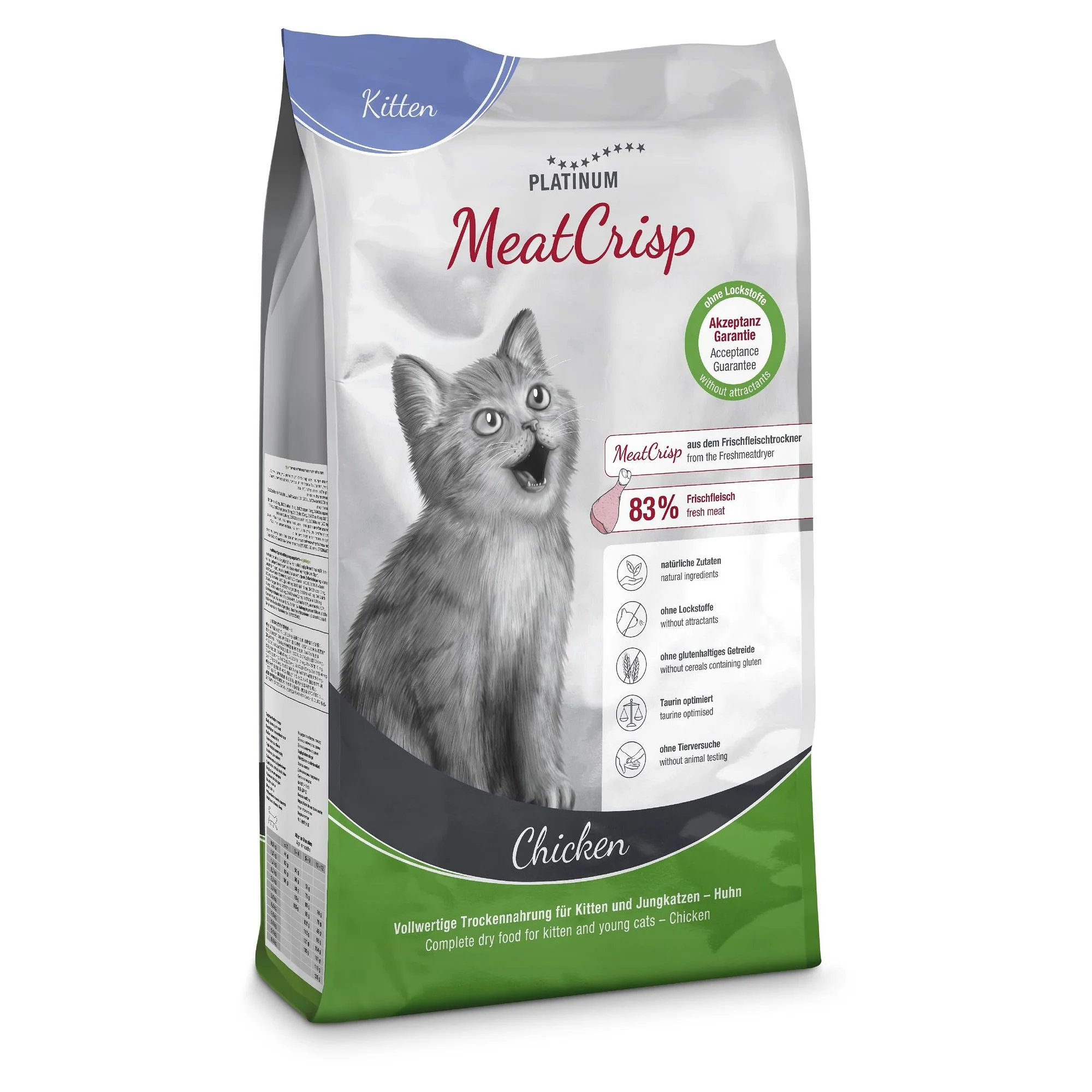 Platinum MeatCrisp Tavuk Yavru Kedi Maması 3 KG