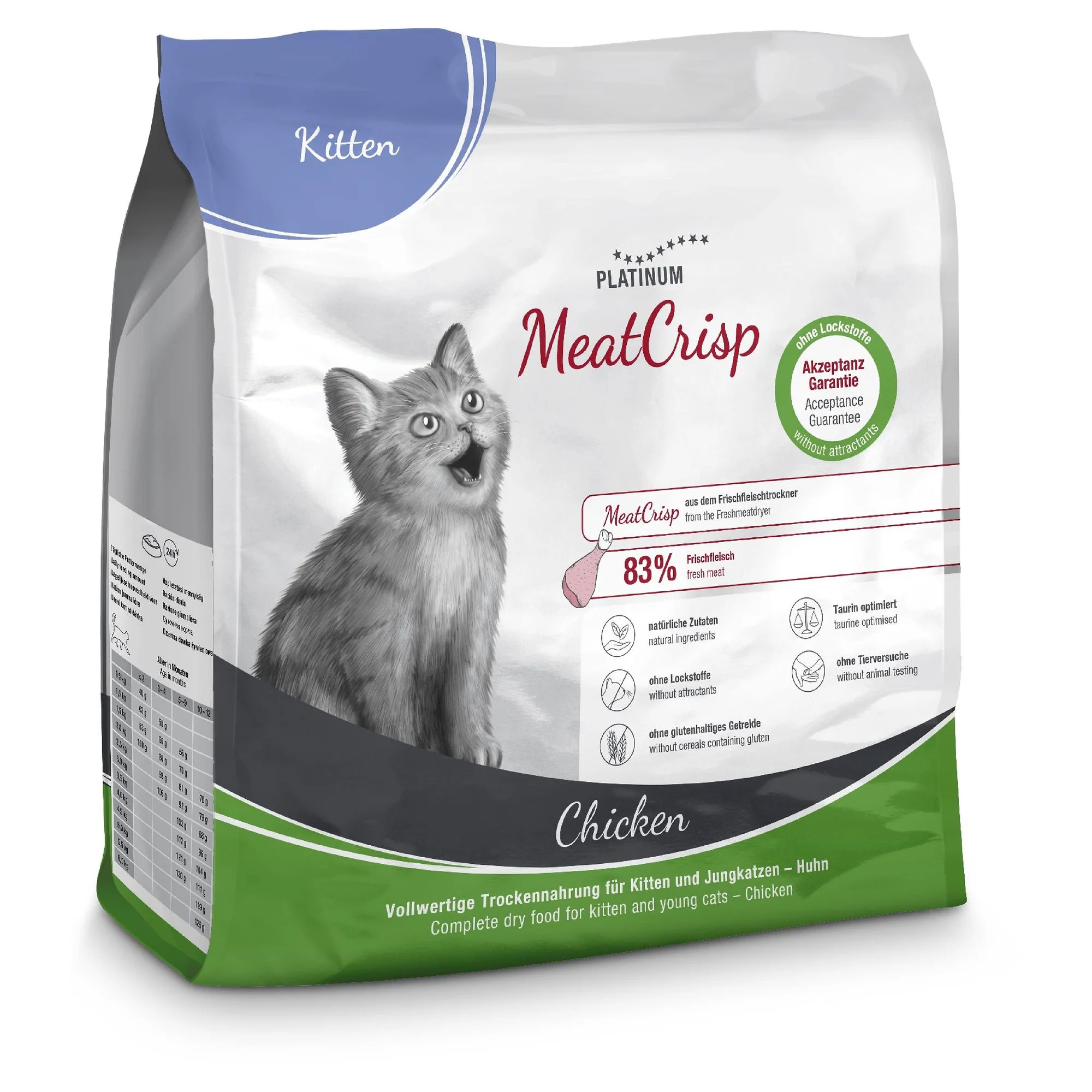 Platinum MeatCrisp Tavuk Yavru Kedi Maması 400 G — Normal, 550 g — Görsel 2