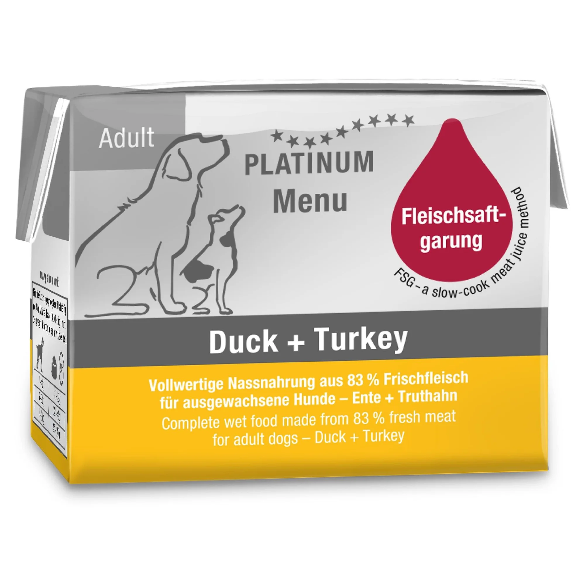 Platinum Ördek ve Hindi Yetişkin Köpek Yaş Mama 90 G