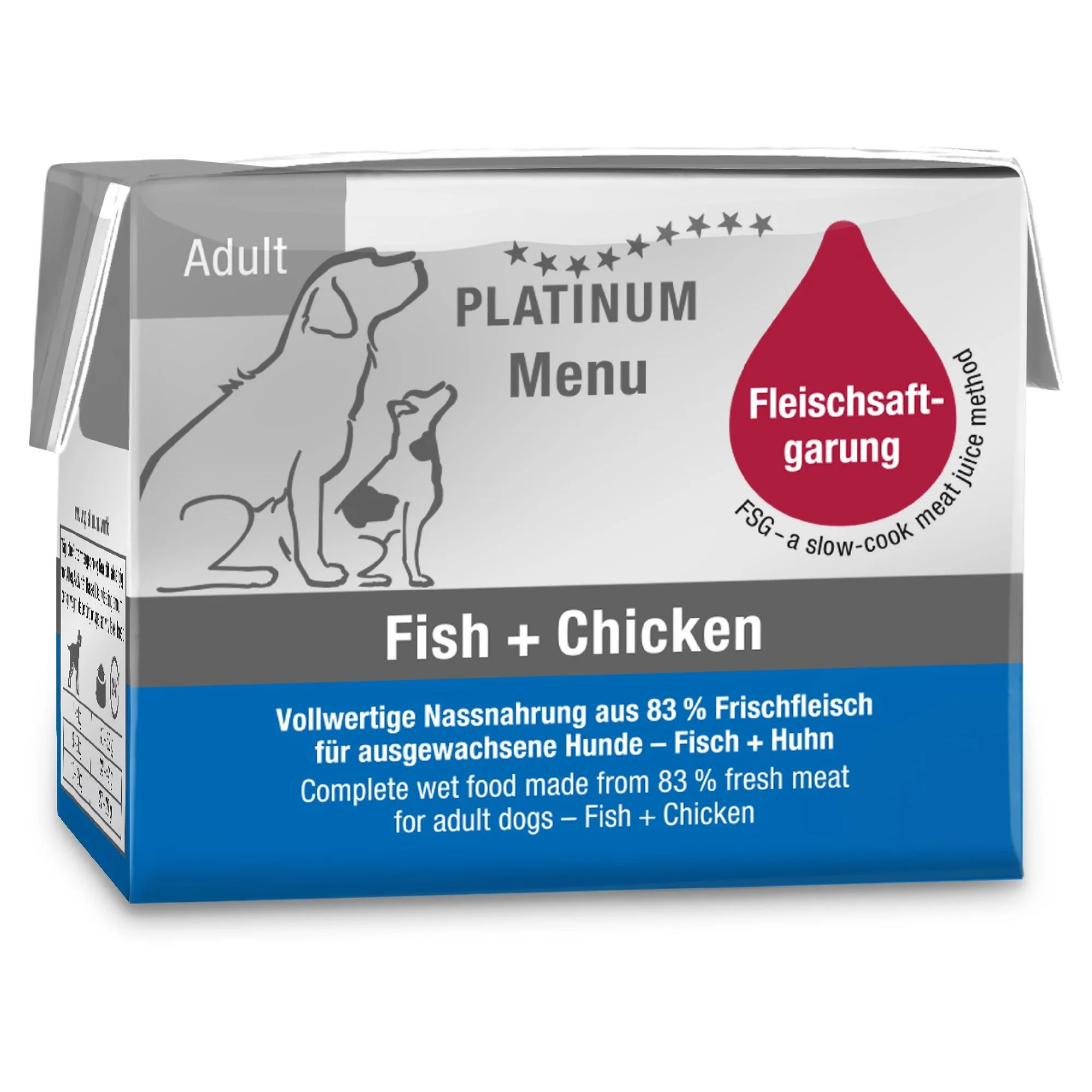 Platinum Balık ve Tavuklu Yetişkin Köpek Yaş Mama 90 G