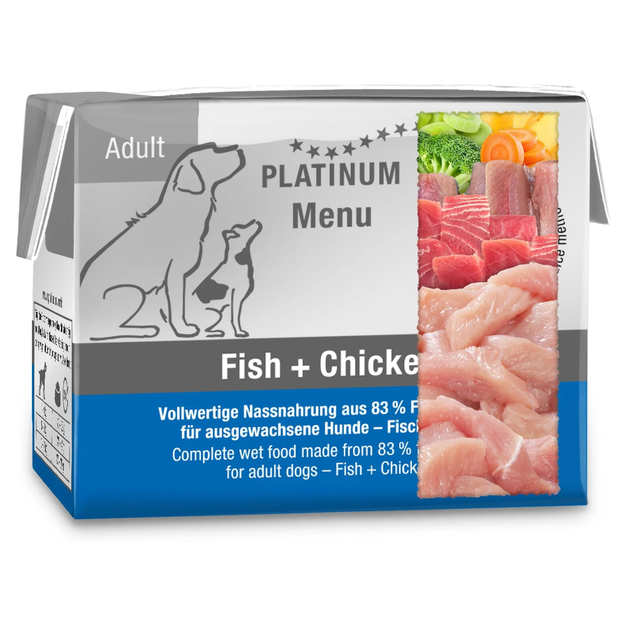 Platinum Balık ve Tavuklu Yetişkin Köpek Yaş Mama 90 G — Normal, 120 g — Görsel 2
