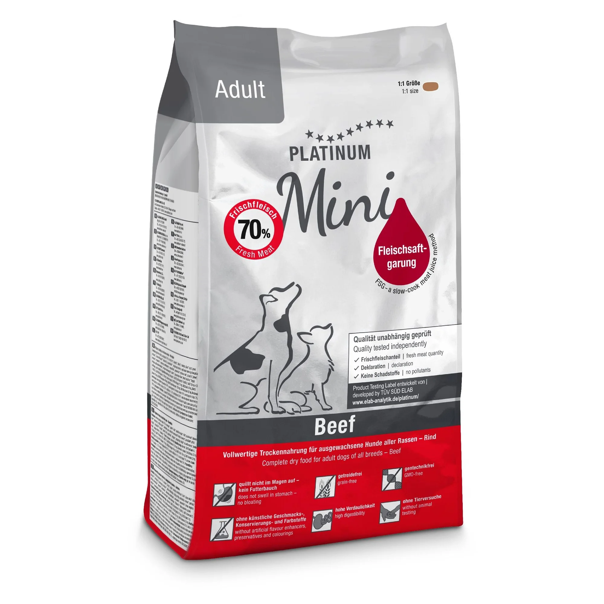 Platinum Mini Sığırlı Yetişkin Köpek Maması 900 G — Normal, 975 g — Görsel 2