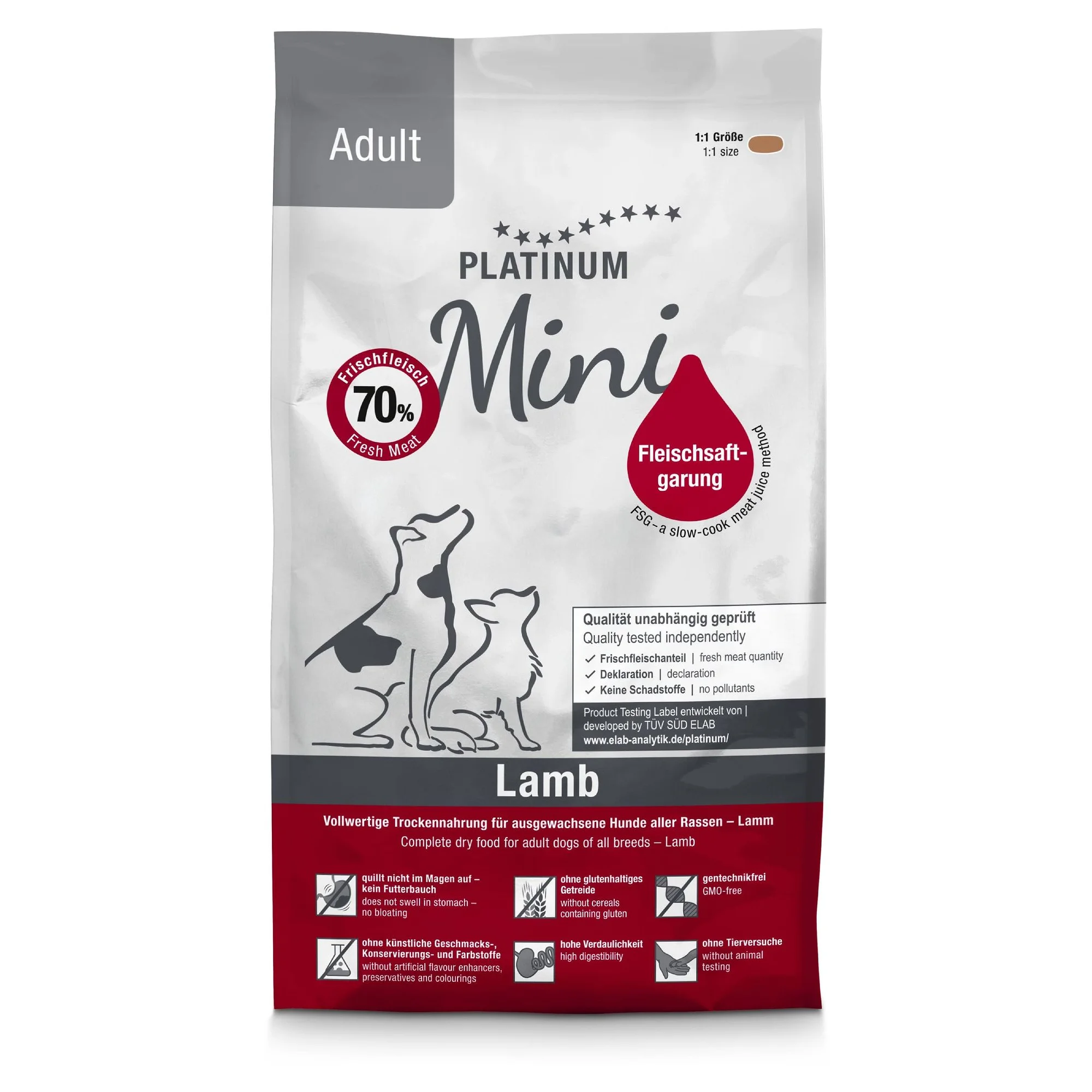 Platinum Mini Yetişkin Köpek Maması 900 G