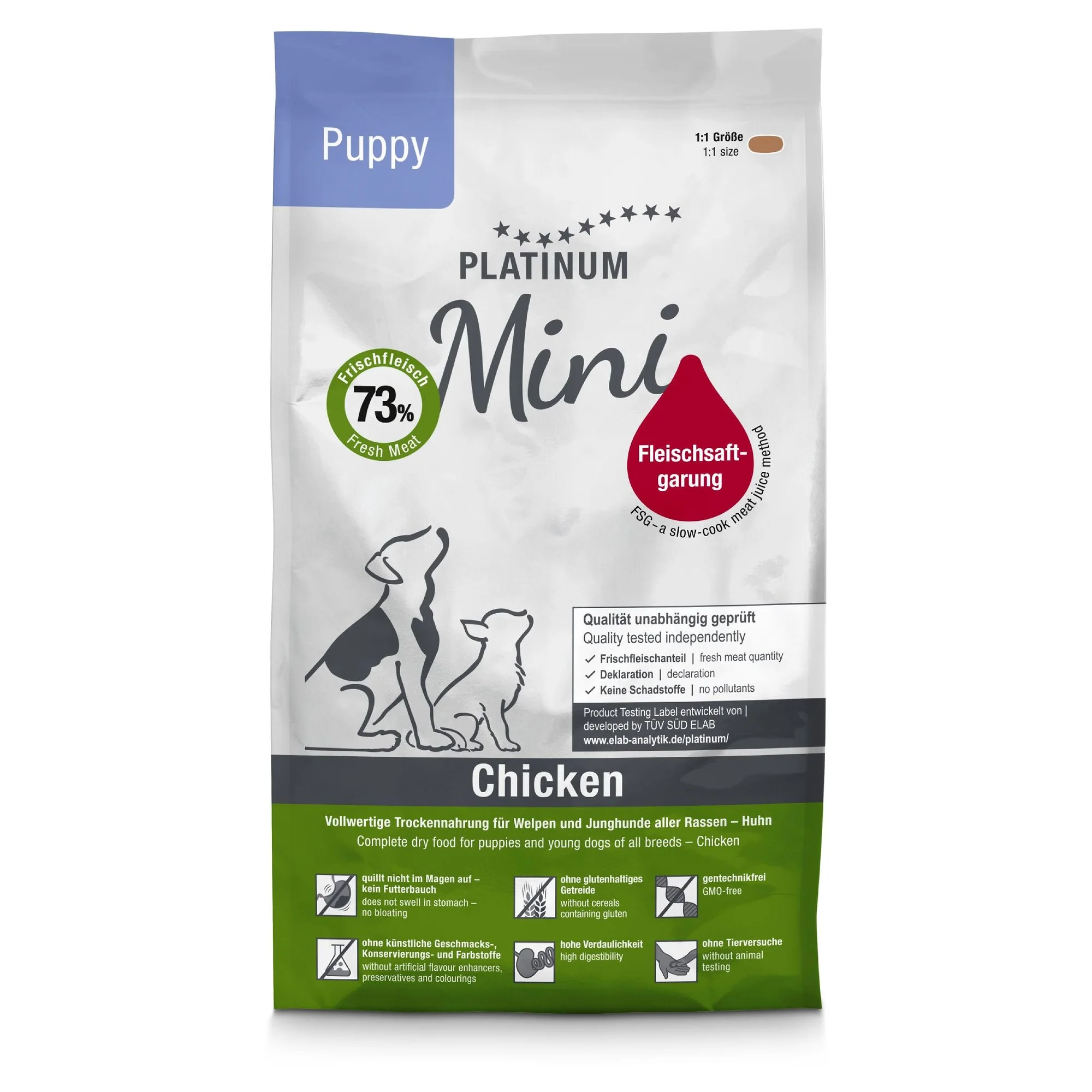 Platinum Mini Puppy Tavuk Küçük Irk Yavru Köpek Maması 900 G