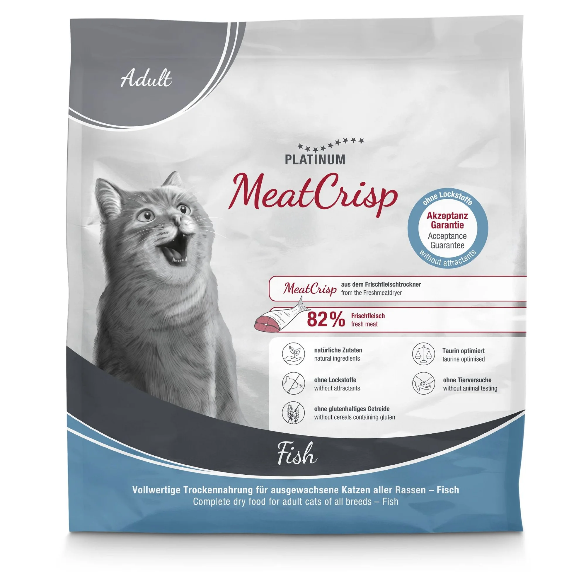 Platinum MeatCrisp Balıklı Yetişkin Kedi Maması 400 G