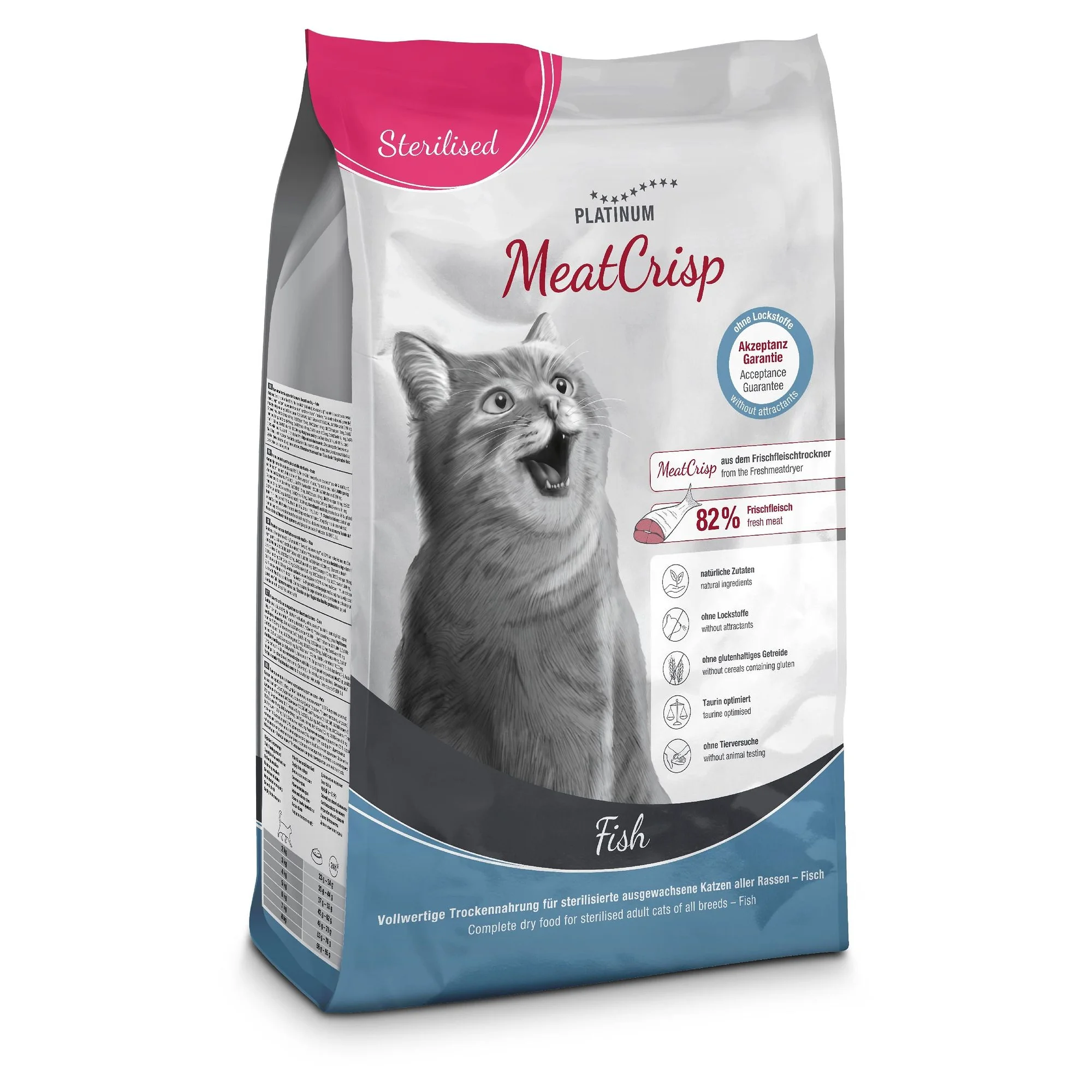 Platinum MeatCrisp Balıklı Kısırlaştırılmış Yetişkin Kedi Maması 1.5 KG — 1.6 kg — Görsel 2