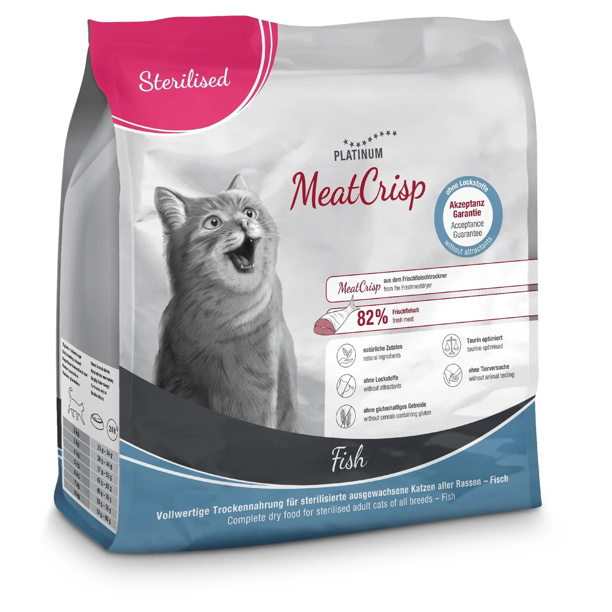Platinum MeatCrisp Balıklı Kısırlaştırılmış Yetişkin Kedi Maması 400 G — 550 g — Görsel 2