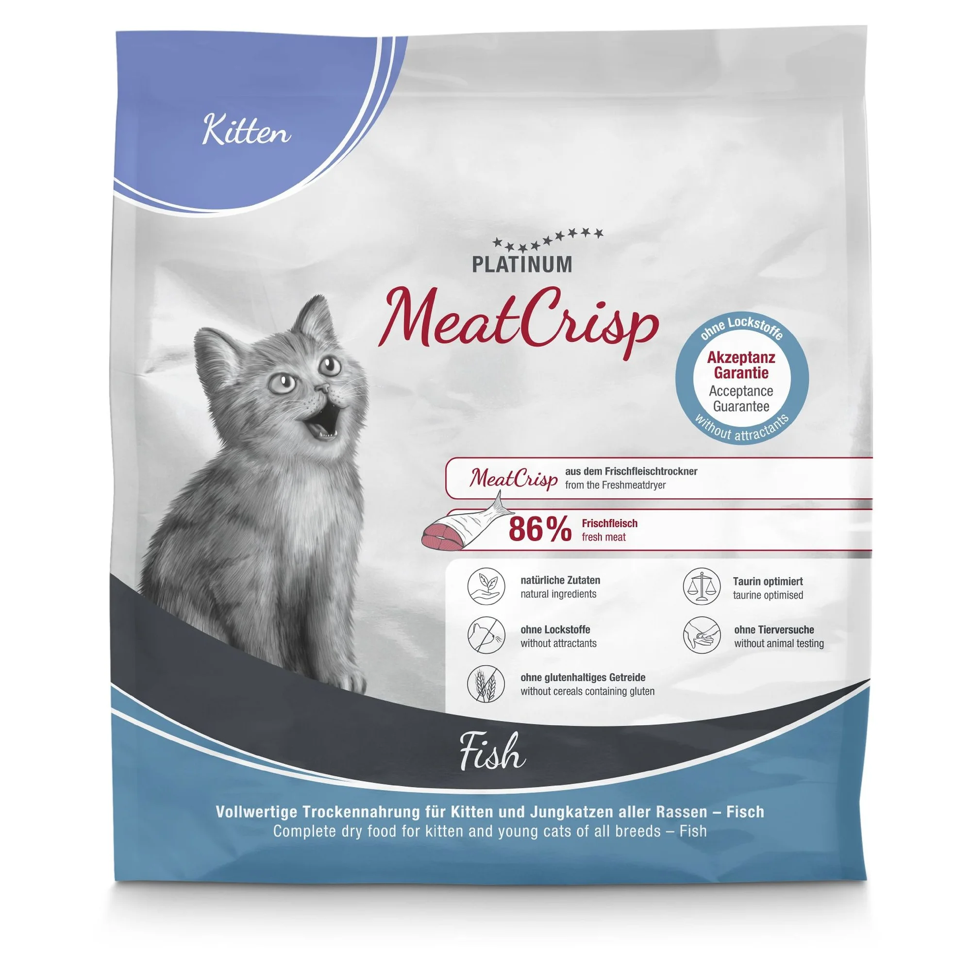 Platinum MeatCrisp Balıklı Yavru Kedi Maması 400 G