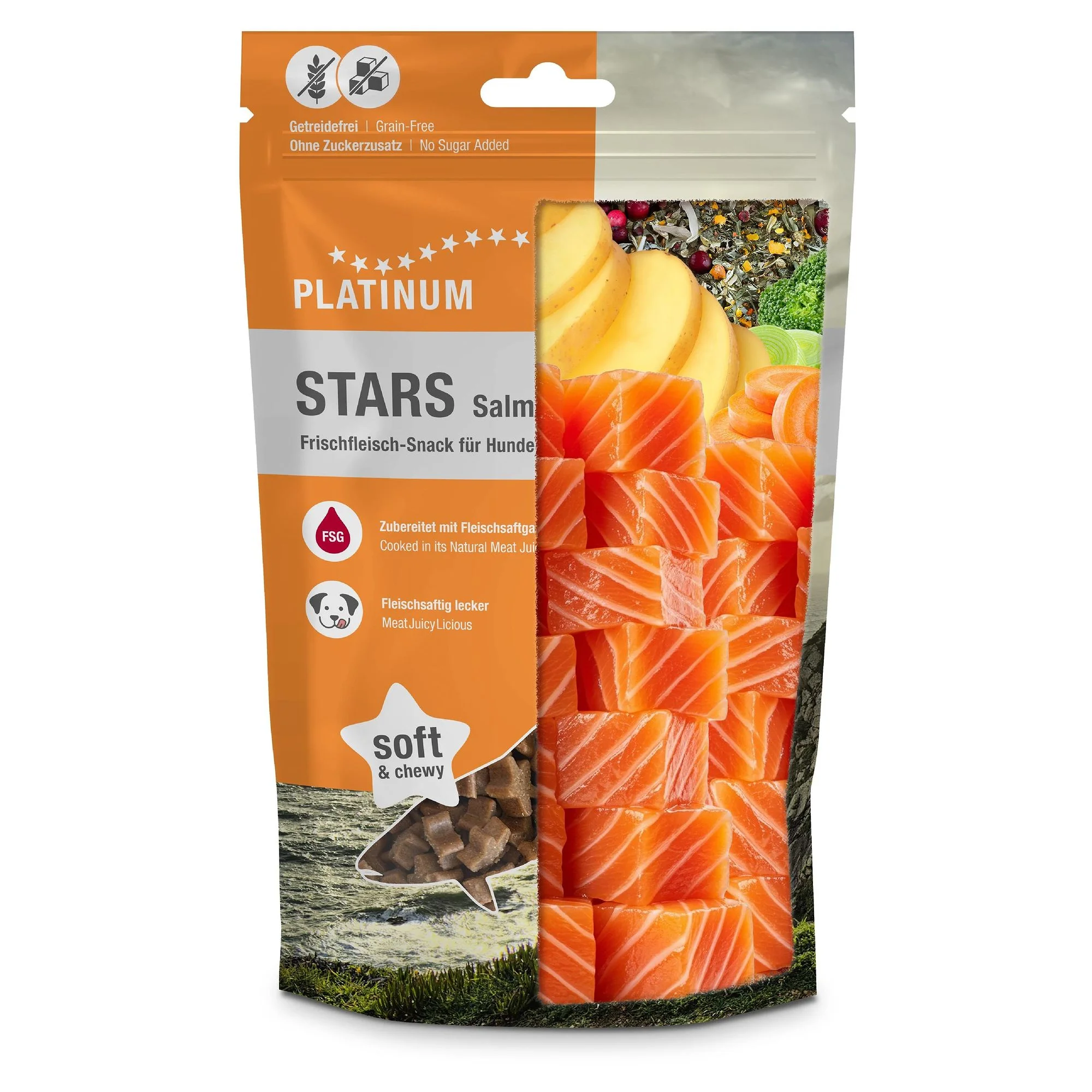 Platinum Stars Somon Köpek Ödül Maması 185 G — 250 g — Görsel 2