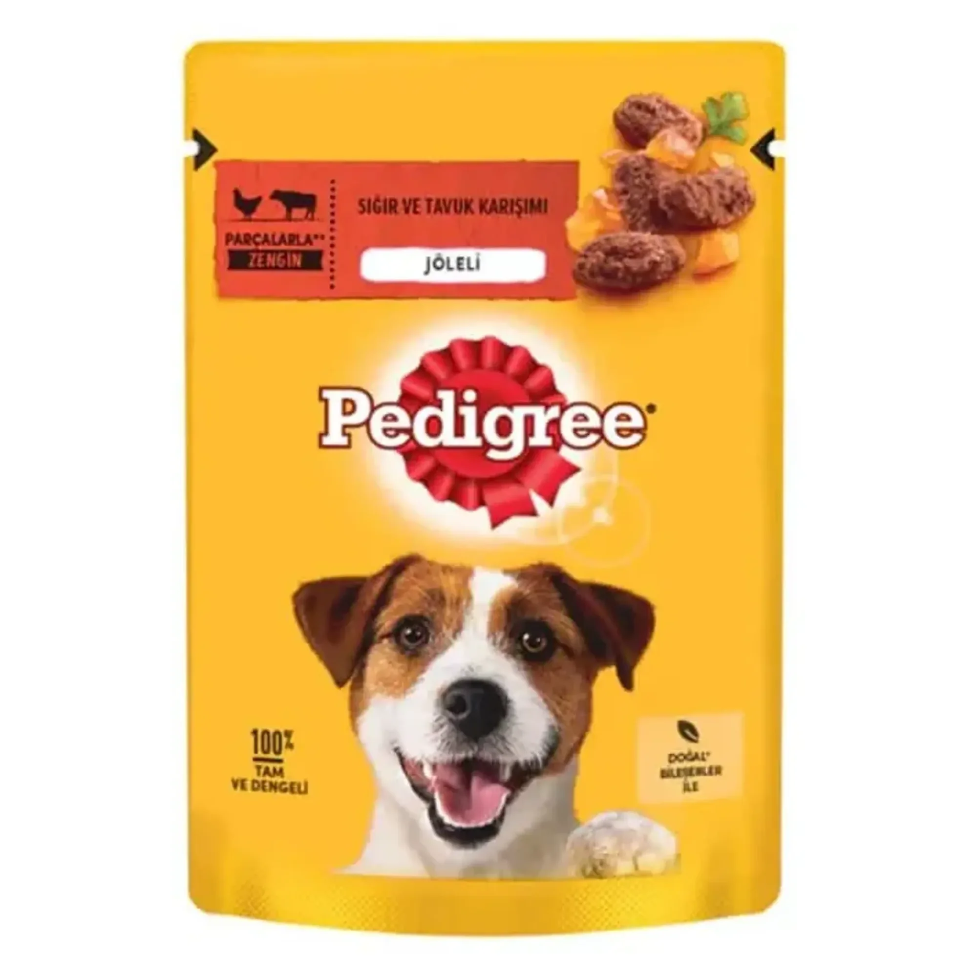 Pedigree Sığır Etli ve Tavuklu Yetişkin Köpek Konservesi 100 G