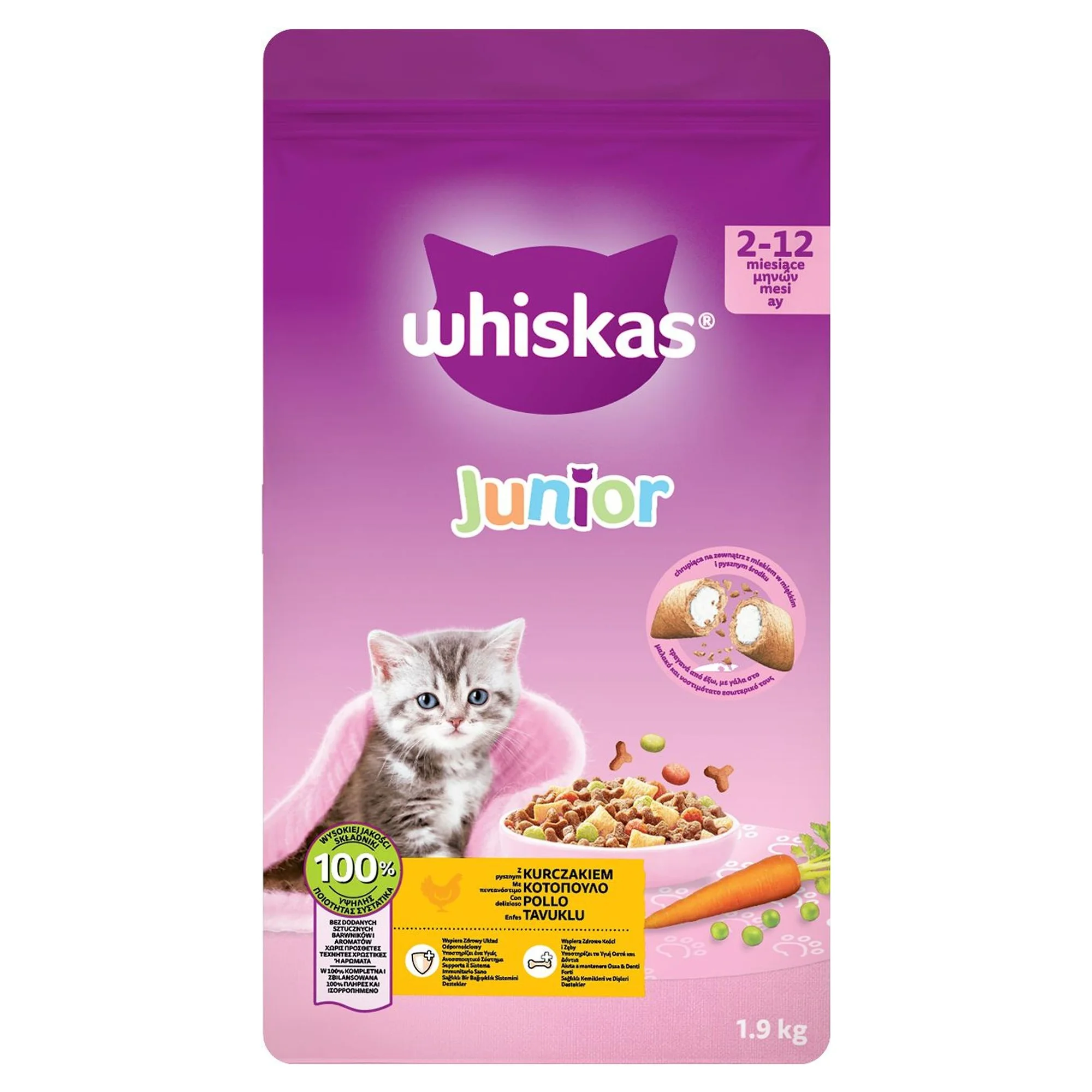Whiskas Tavuklu Yavru Kedi Maması 1.9 KG