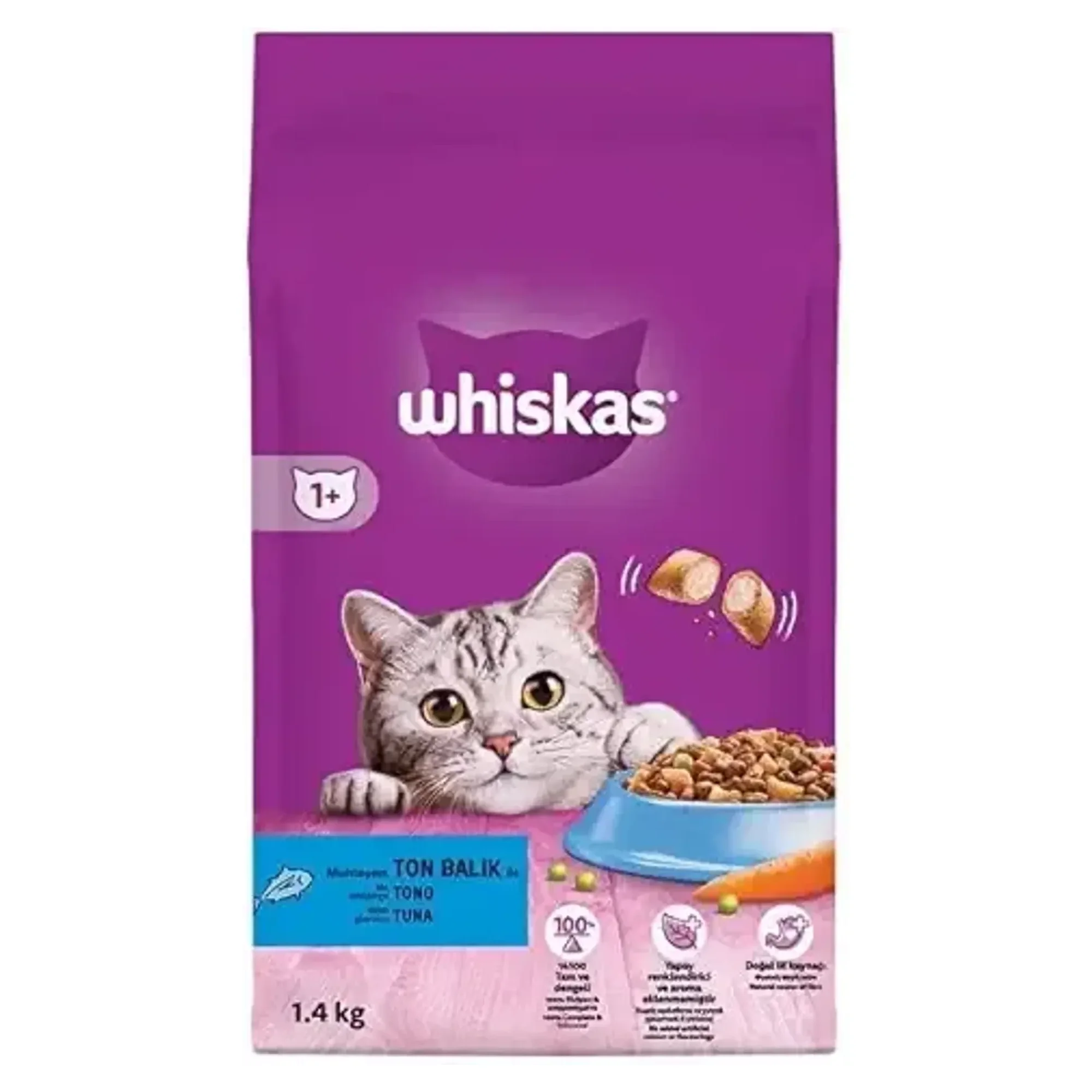Whiskas Whiskas Ton Balıklı Yetişkin Kedi Maması 1.4 KG