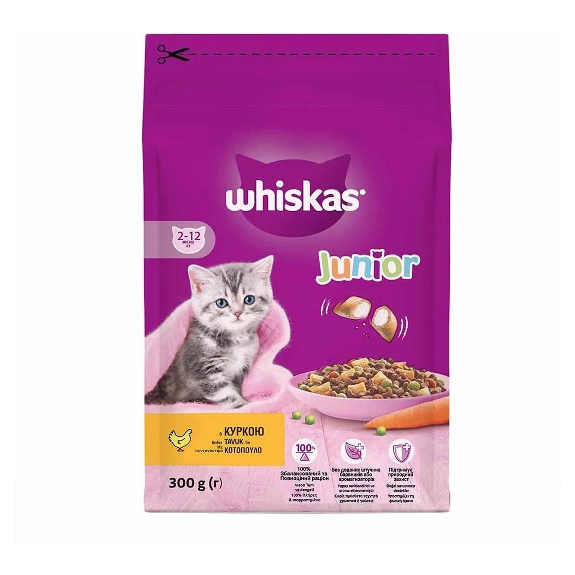 Whiskas Tavuklu Yavru Kedi Maması 300 G