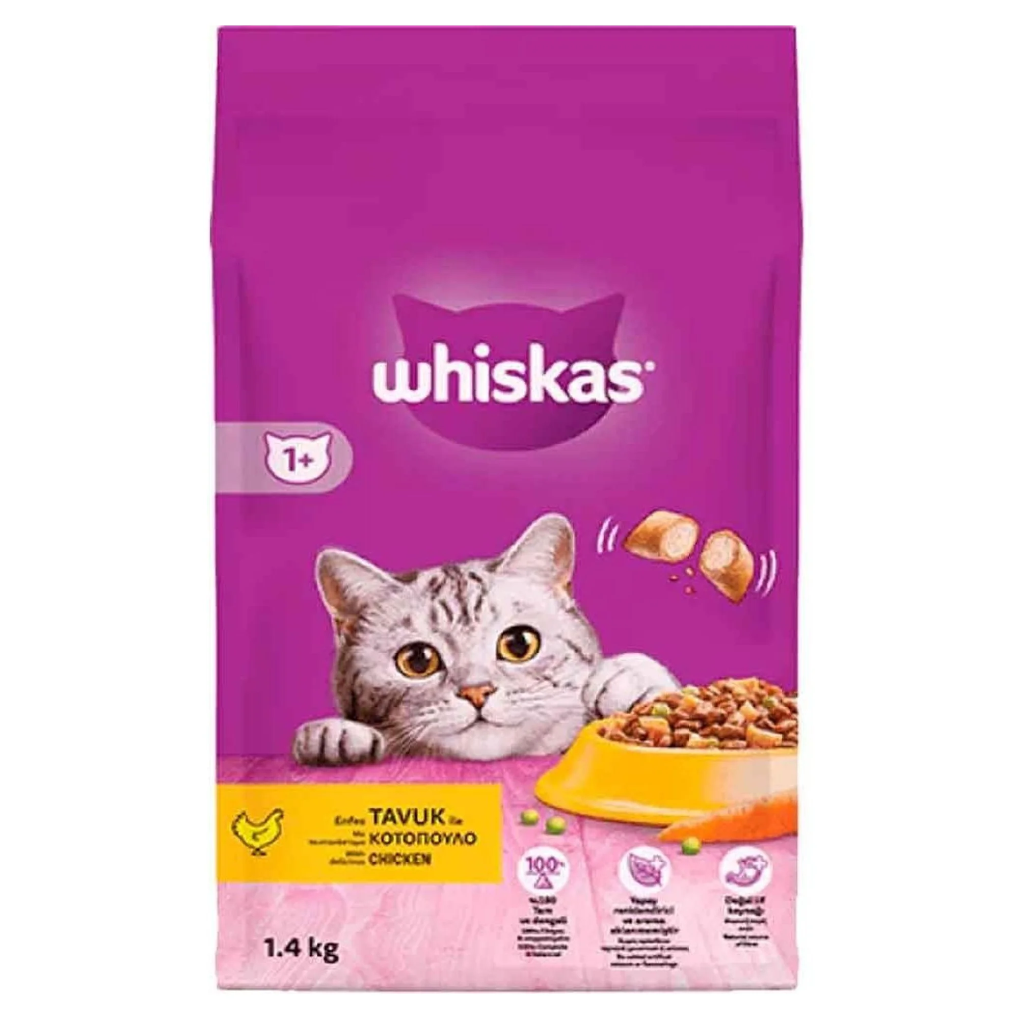 Whiskas Whiskas Tavuklu Yetişkin Kedi Maması 1.4 KG