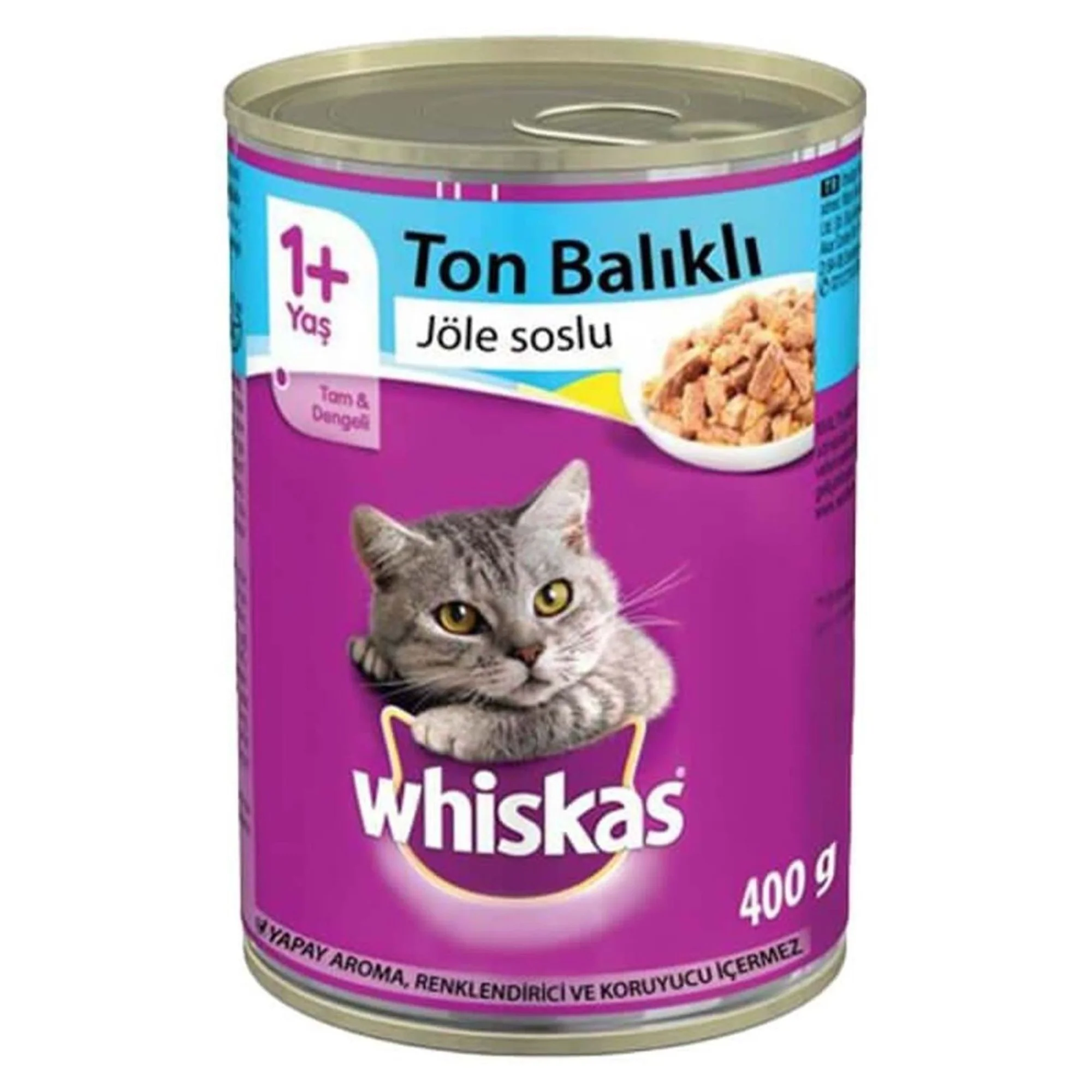 Whiskas Whiskas Ton Balıklı ve Jöleli Yetişkin Kedi Yaş Mama 400 G