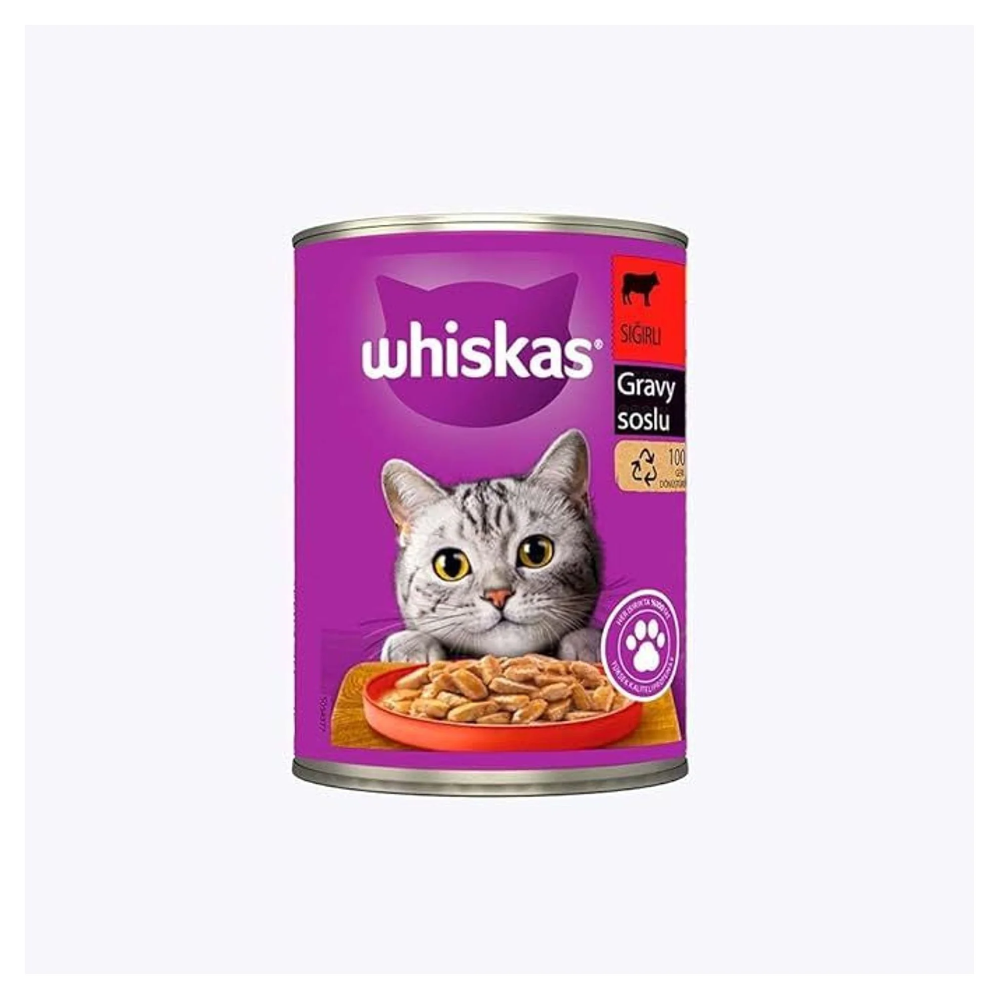 Whiskas Whiskas Sığırlı ve Gravy Soslu Yetişkin Kedi Yaş Mama 400 G