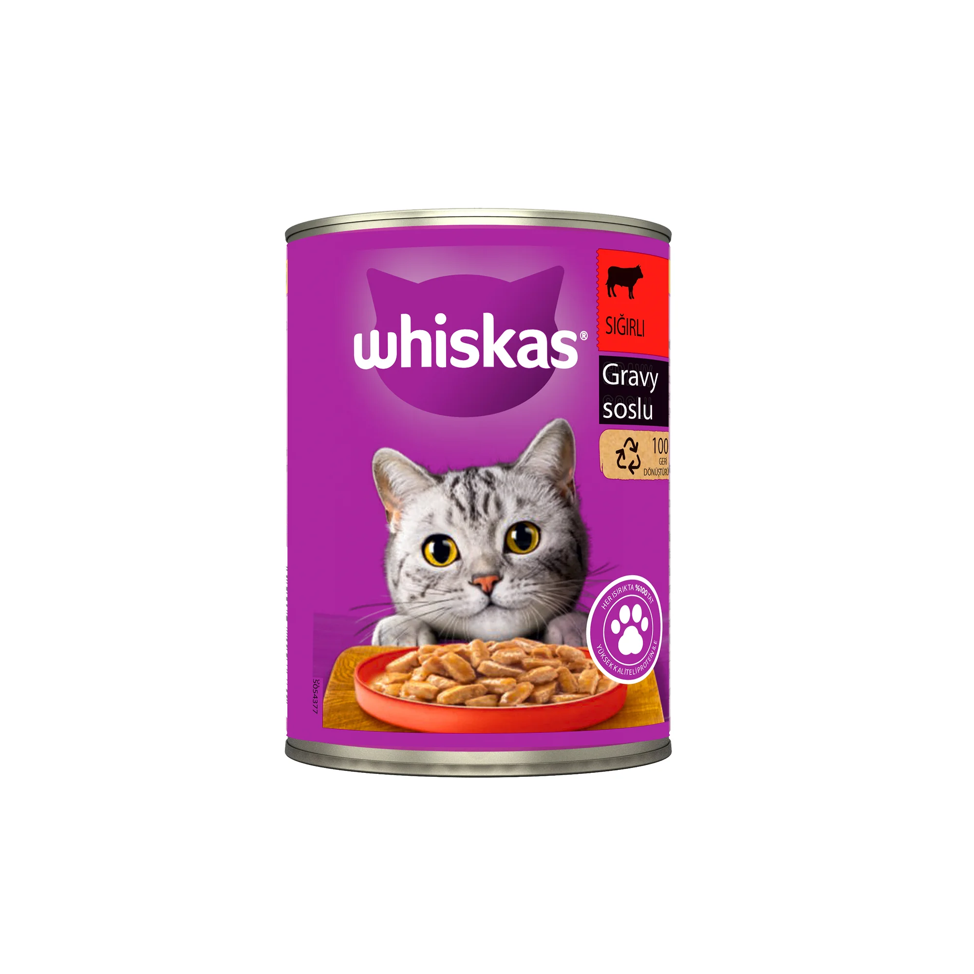 Whiskas Sığırlı ve Gravy Soslu Yetişkin Kedi Yaş Mama 400 G