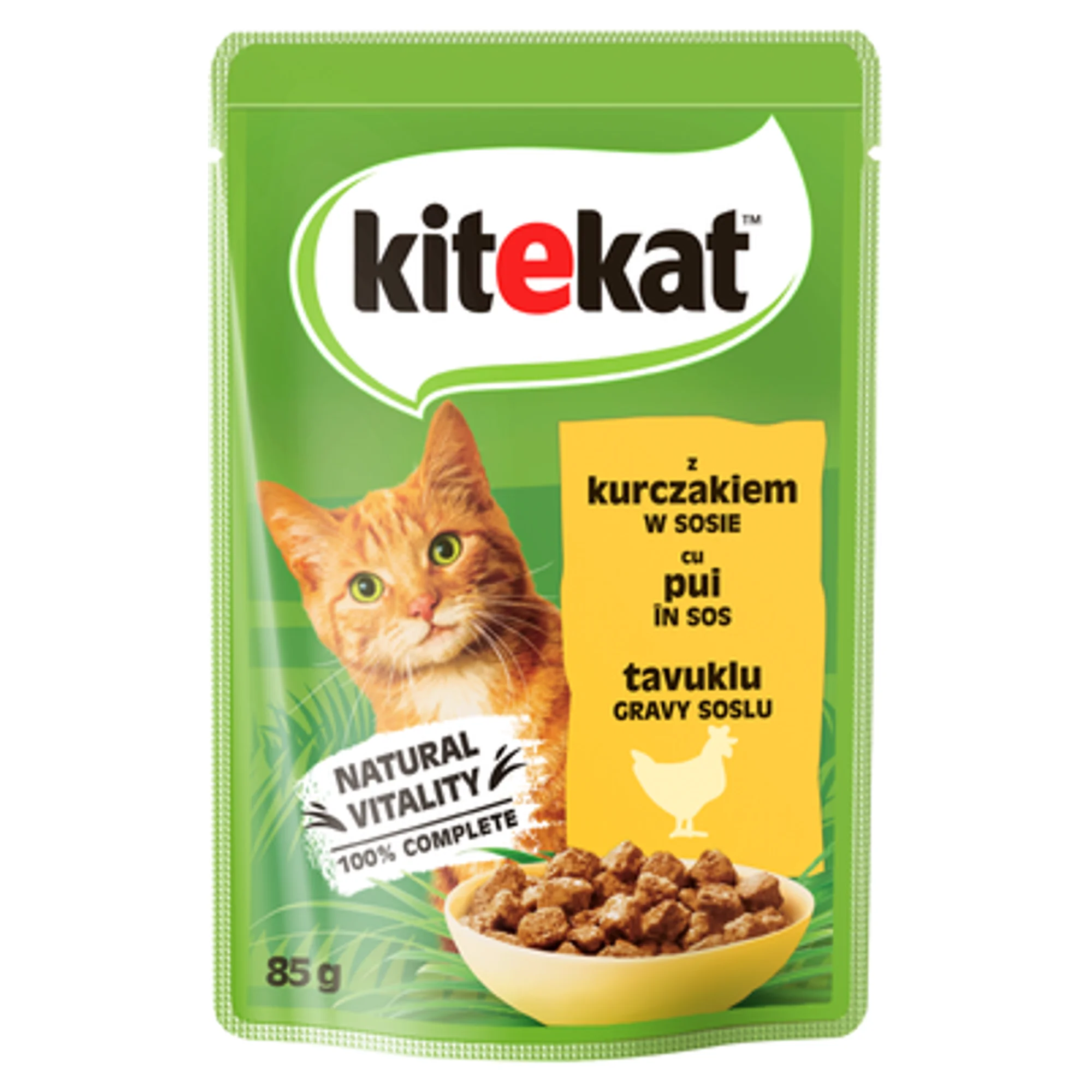 Kitekat Tavuklu Yetişkin Kedi Yaş Mama 85 G
