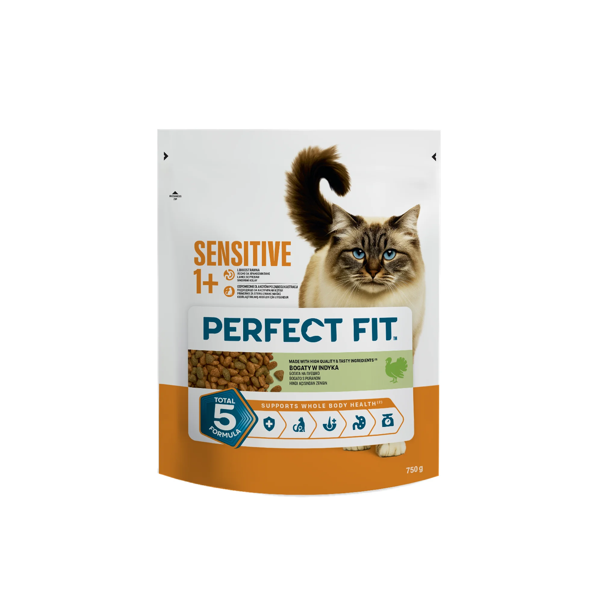 Perfect Fit Hindili Yetişkin Kedi Maması 750 G