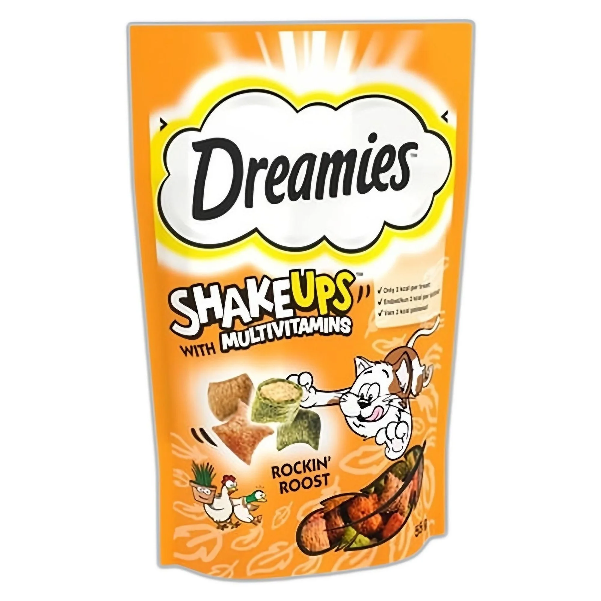 Dreamies Dreamies Shake Ups Kümes Hayvanlı Yetişkin Kedi Dolgulu Ödül Maması 55 G