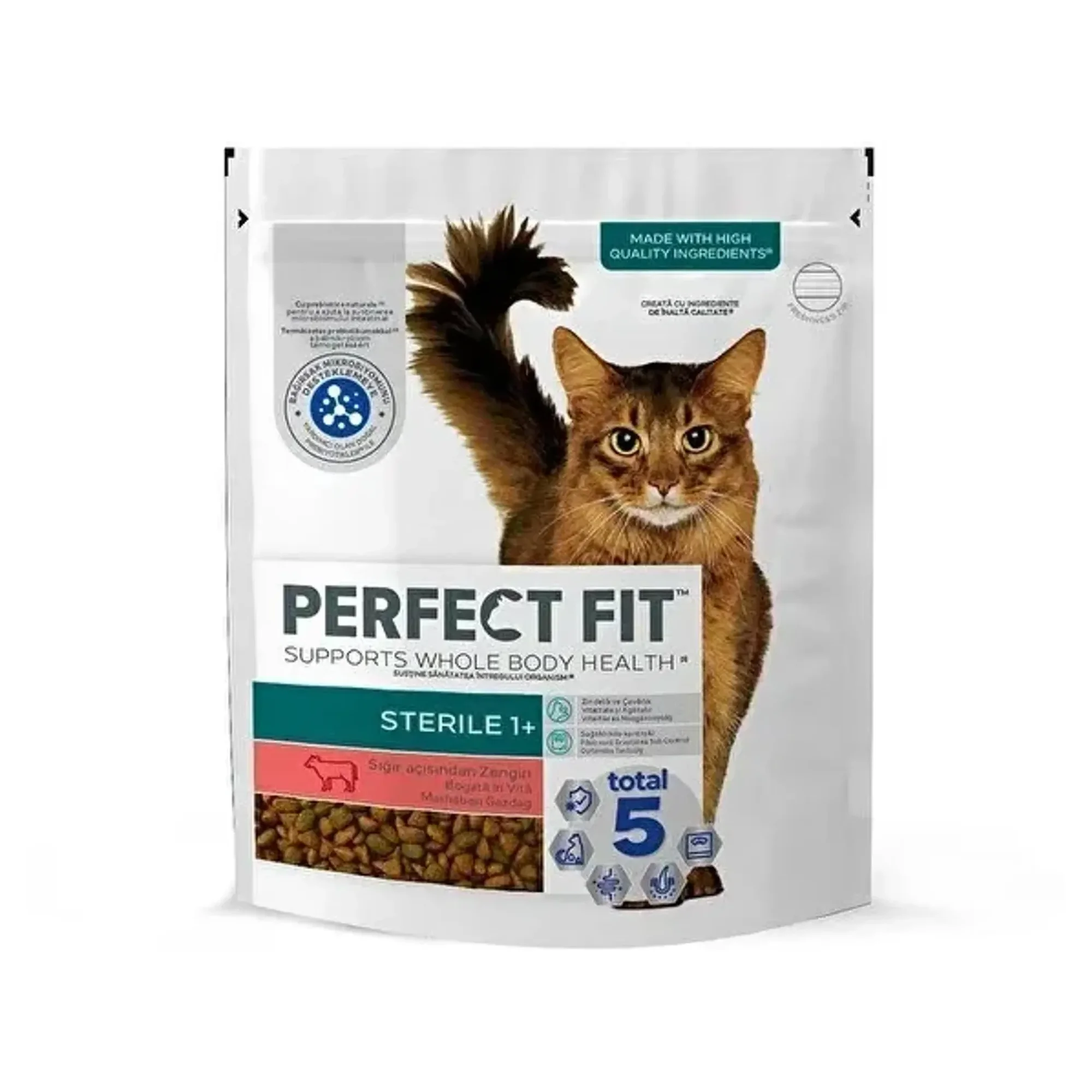 Perfect Fit Perfect Fit Kısırlaştırılmış Sığır Etli Yetişkin Kedi Maması 750 G