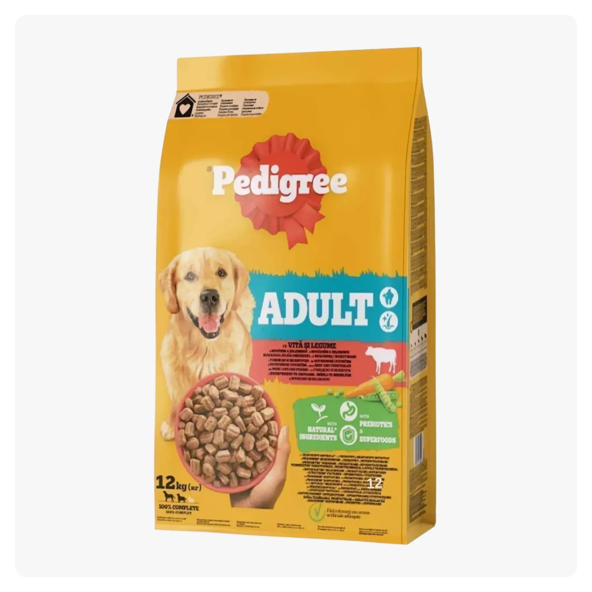 Pedigree Pedigree Adult Sığır Eti ve Sebzeli Yetişkin Köpek Maması 12 KG