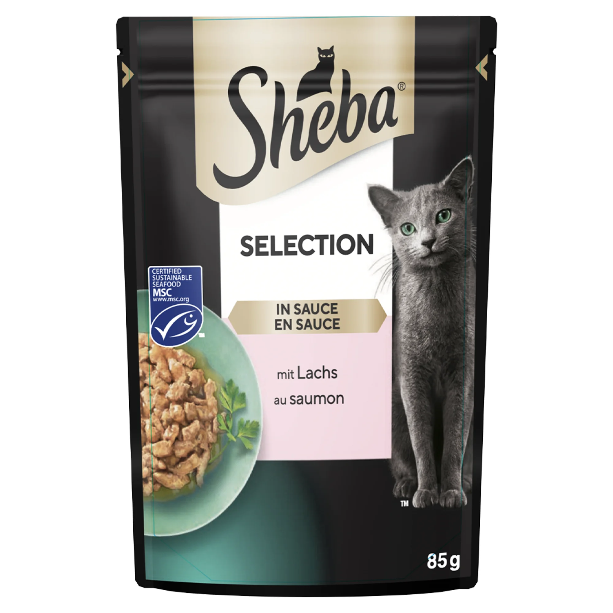 Sheba Somonlu Yetişkin Kedi Yaş Mama 85 G