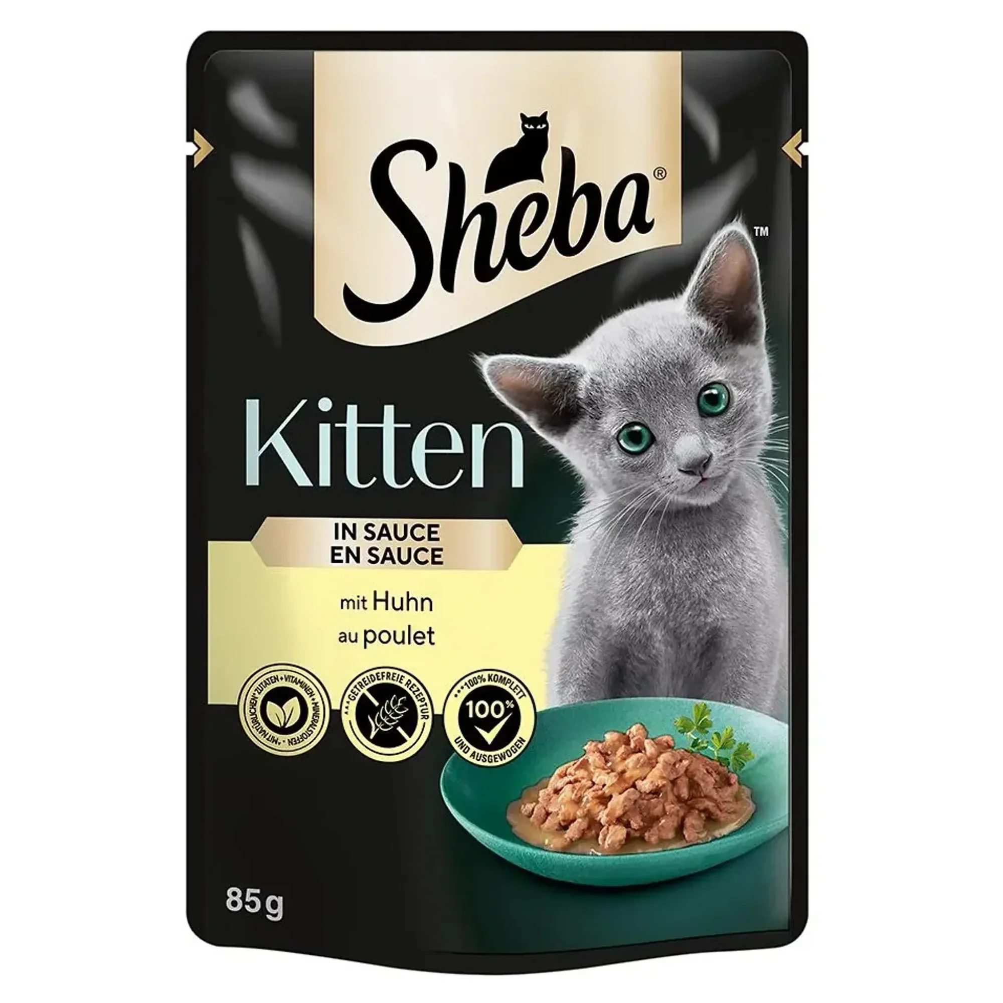 Sheba Sheba Tavuklu Yavru Kedi Yaş Mama 85 G