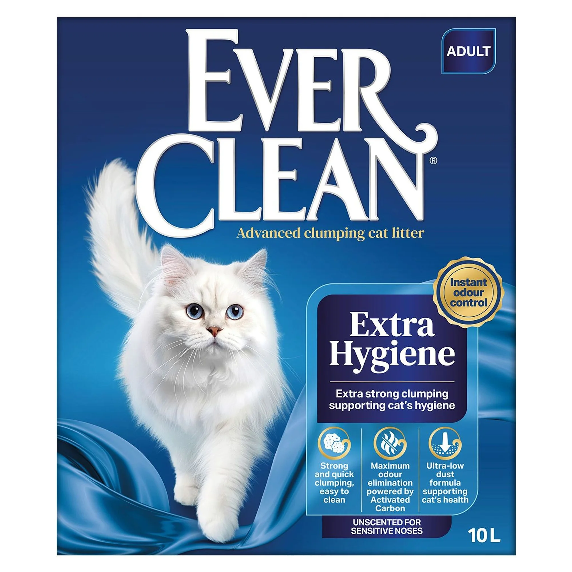 Ever Clean Extra Hygiene Unscented (Kokusuz) 10 Lt