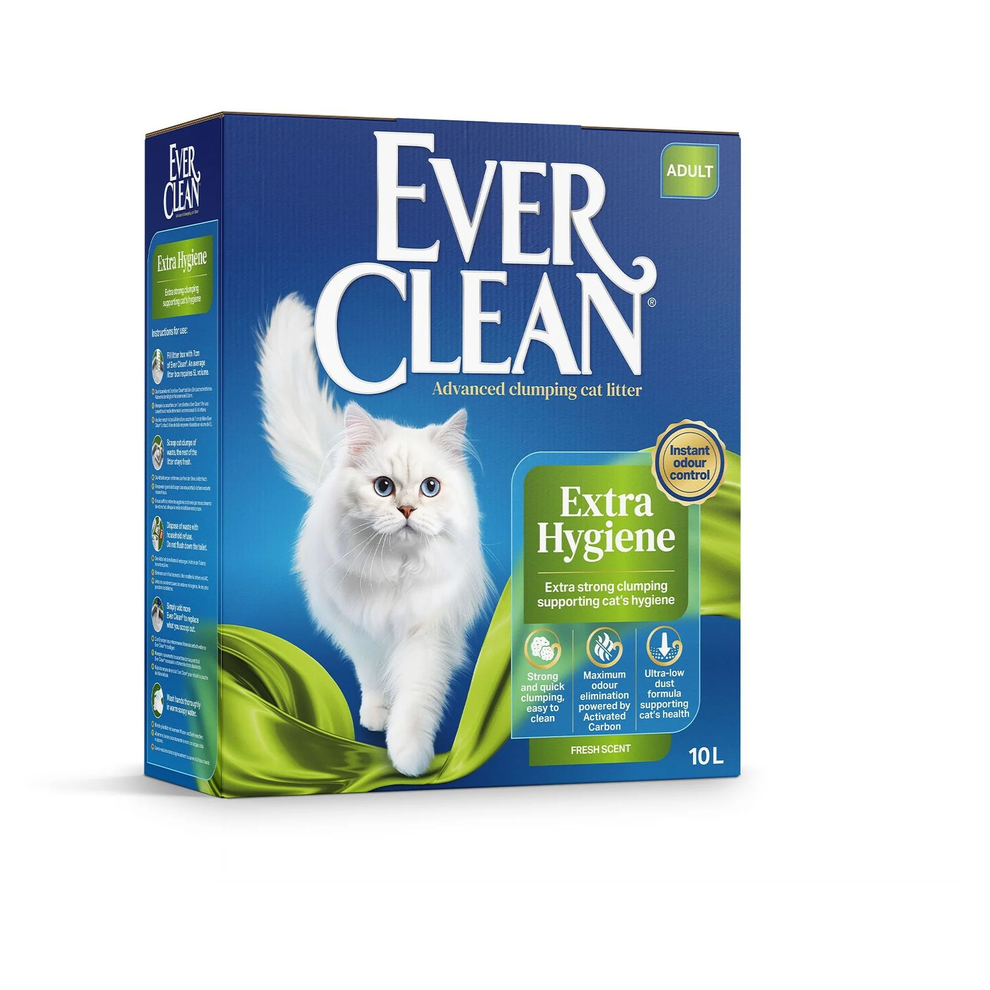 Ever Clean Extra Hygiene Fresh Scent (Kokulu) 10 Lt — Kum ve Tuvalet Ürünleri, 9.6 kg — Görsel 2