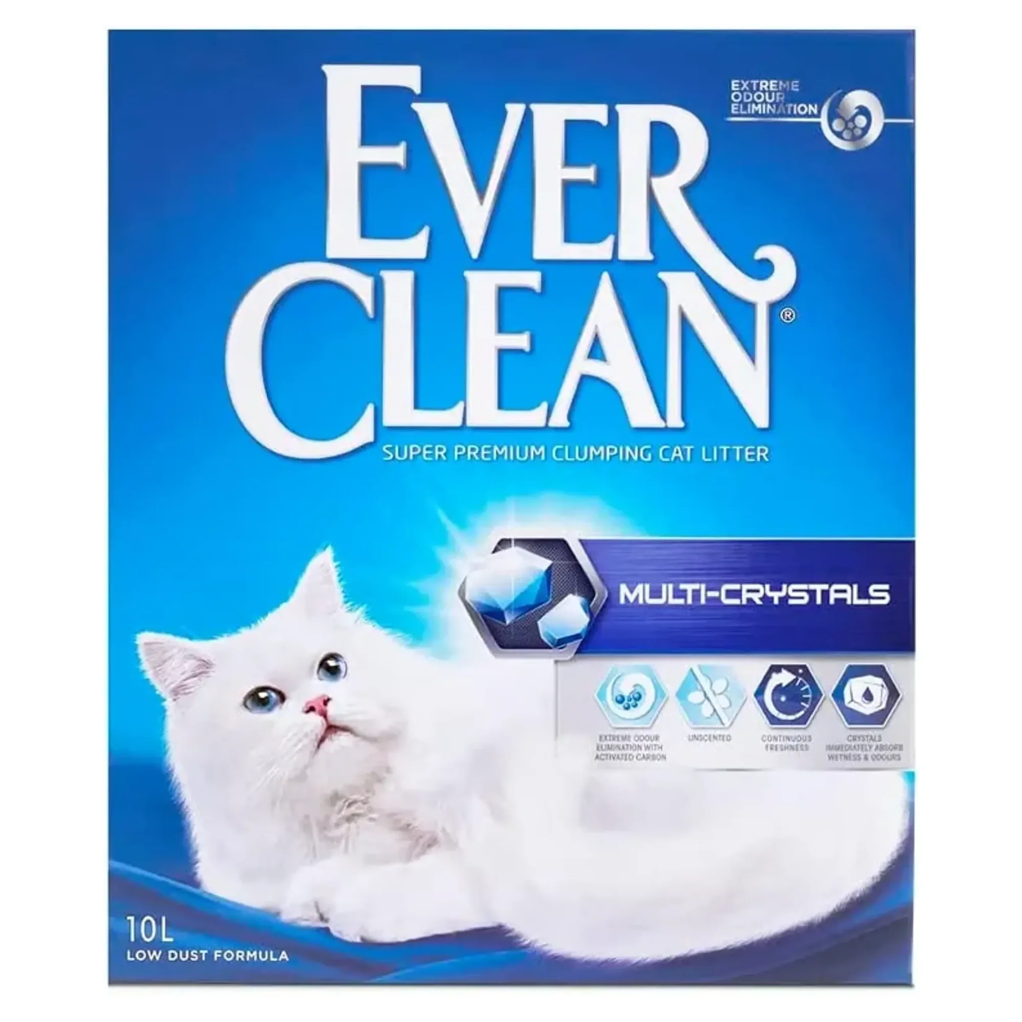 Ever Clean Multi-Crystal Multi Kristal Karışım Kokusuz Kedi Kumu 10L