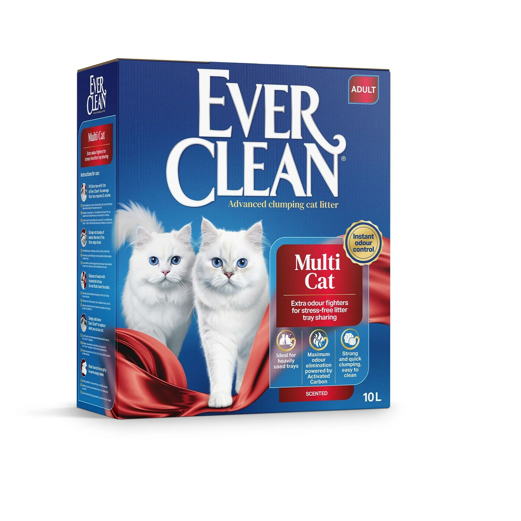 Ever Clean Multi Cat 10 Lt — Kum ve Tuvalet Ürünleri, 9.6 kg — Görsel 2