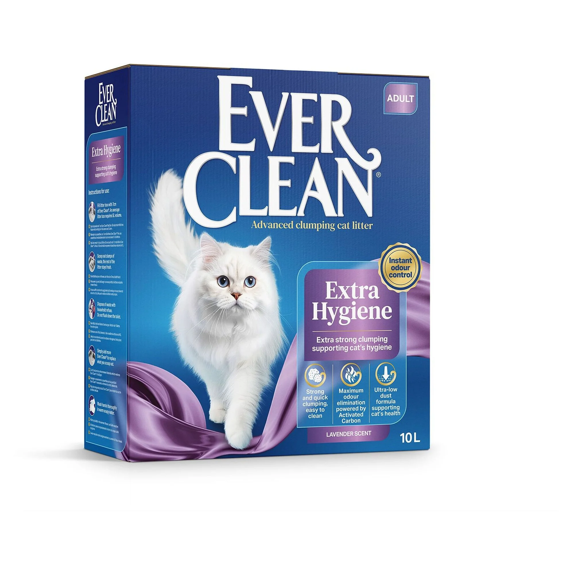 Ever Clean Extra Hygiene Lavender 10 Lt — Kum ve Tuvalet Ürünleri, 9.6 kg — Görsel 2