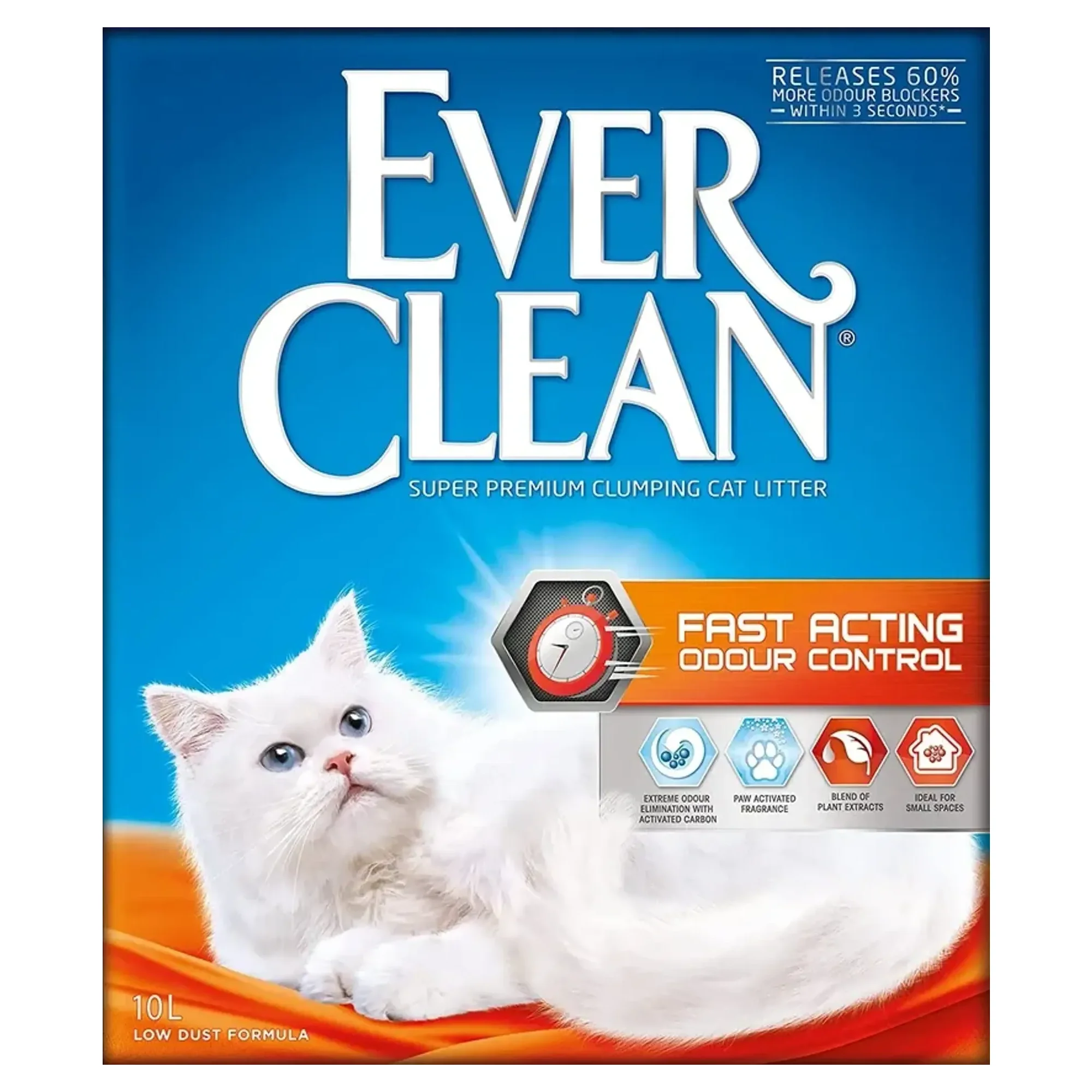 Ever Clean Fast Acting Doğal Bitki Özlü Hızlı Topaklanan Kedi Kumu 10L
