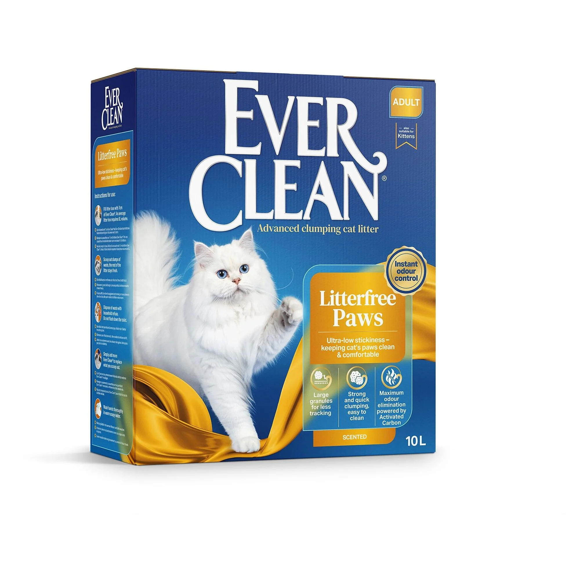 Ever Clean Litterfree Paws 10 Lt — Kum ve Tuvalet Ürünleri, 9.6 kg — Görsel 2