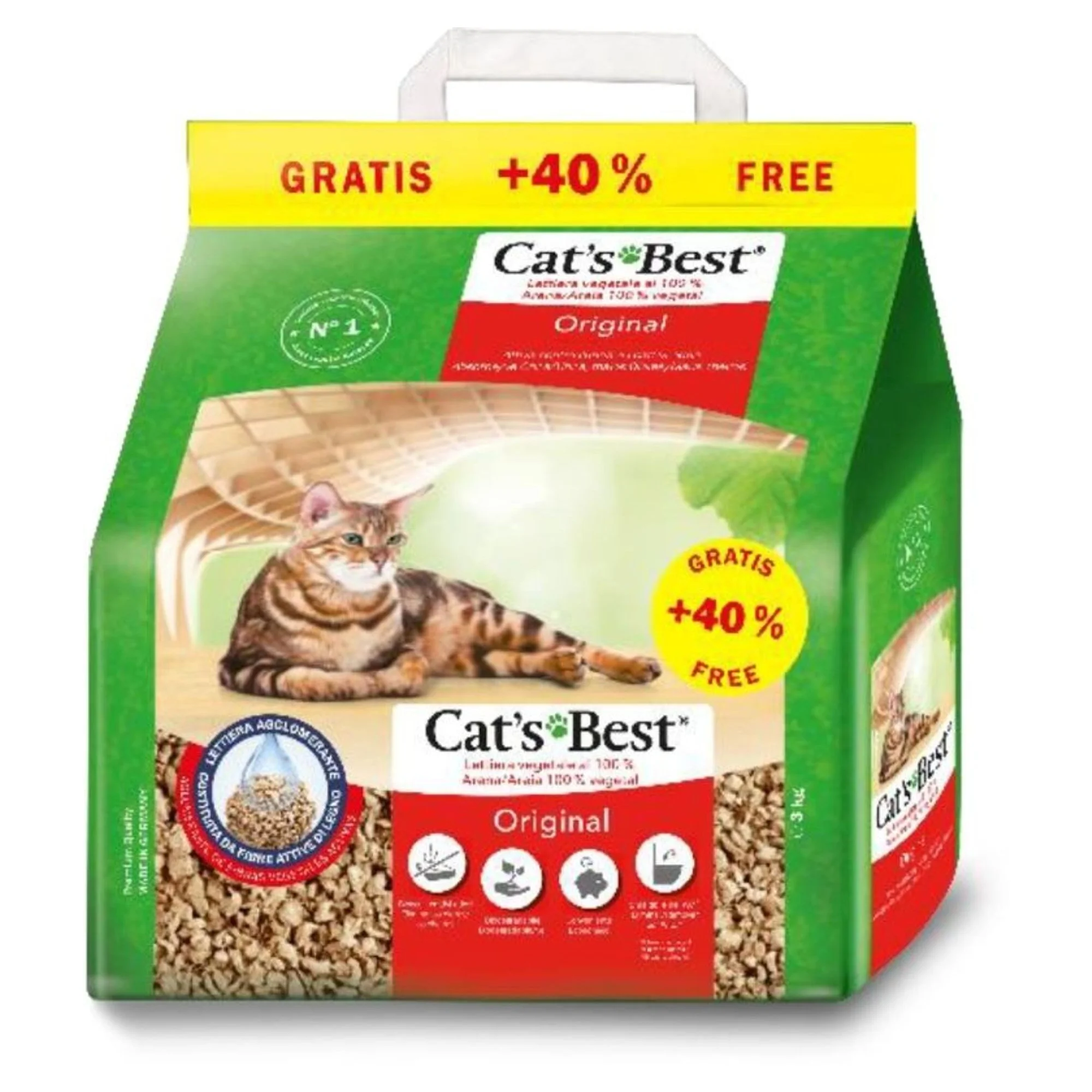Cats Best Original Kedi Kumu 5+2 L
