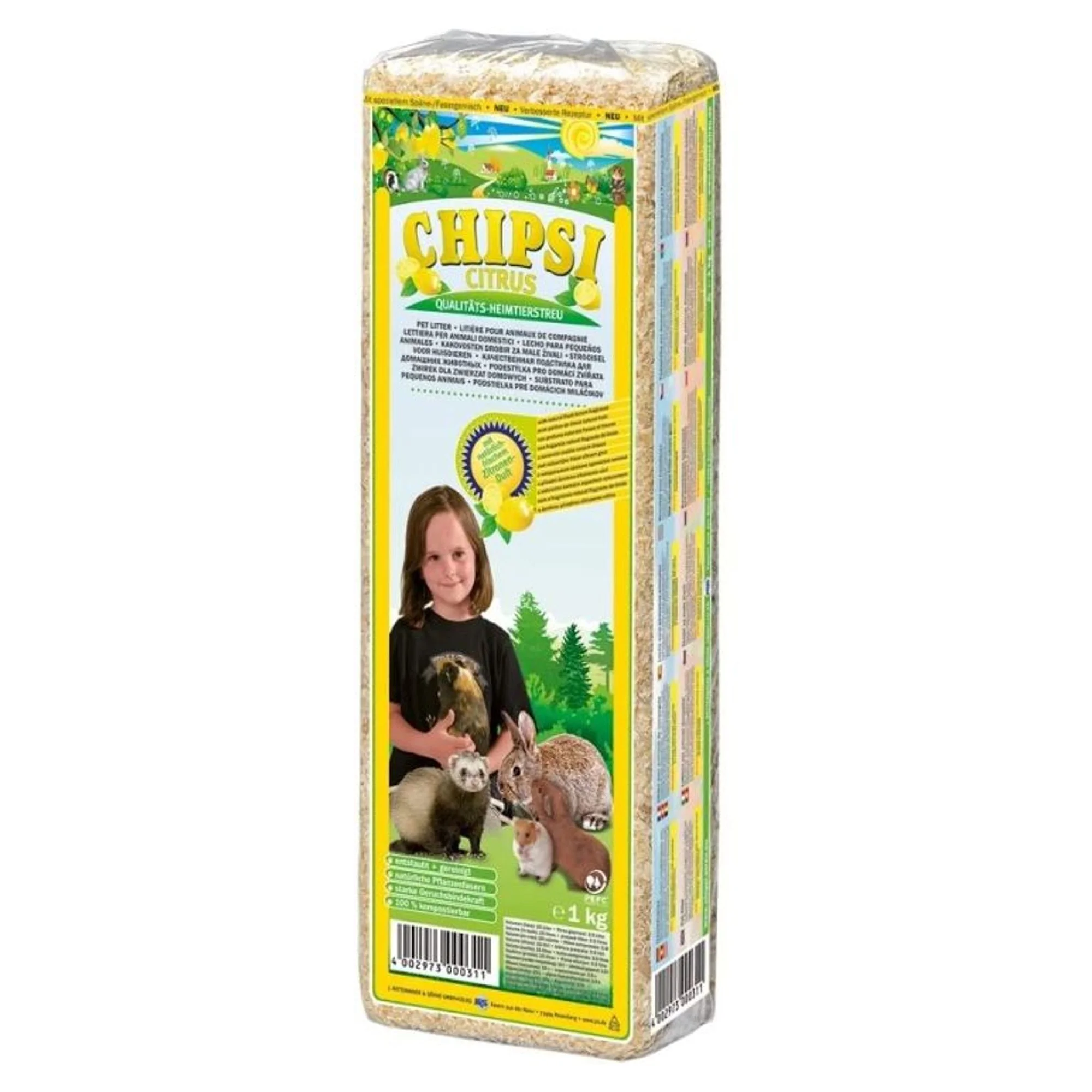 Chipsi Limonlu Kemirgen Talaşı 15 L