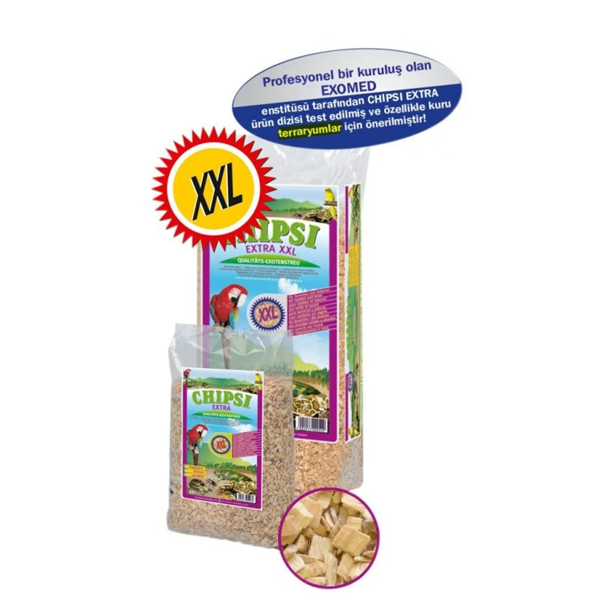 Chipsi Extra XXL Kemirgen Talaşı 15 KG