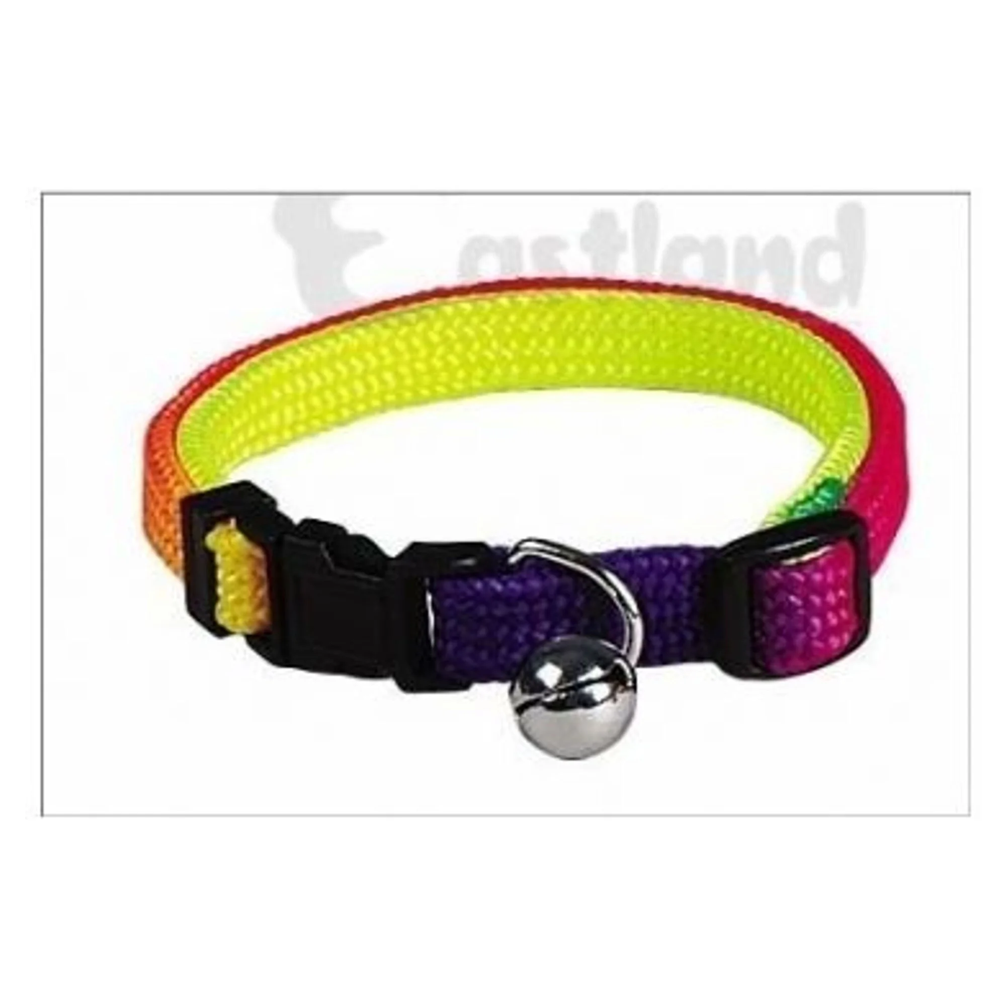 Eastland Fosforlu Çıngıraklı Kedi Boyun Tasması 10 MM x 25-36 CM