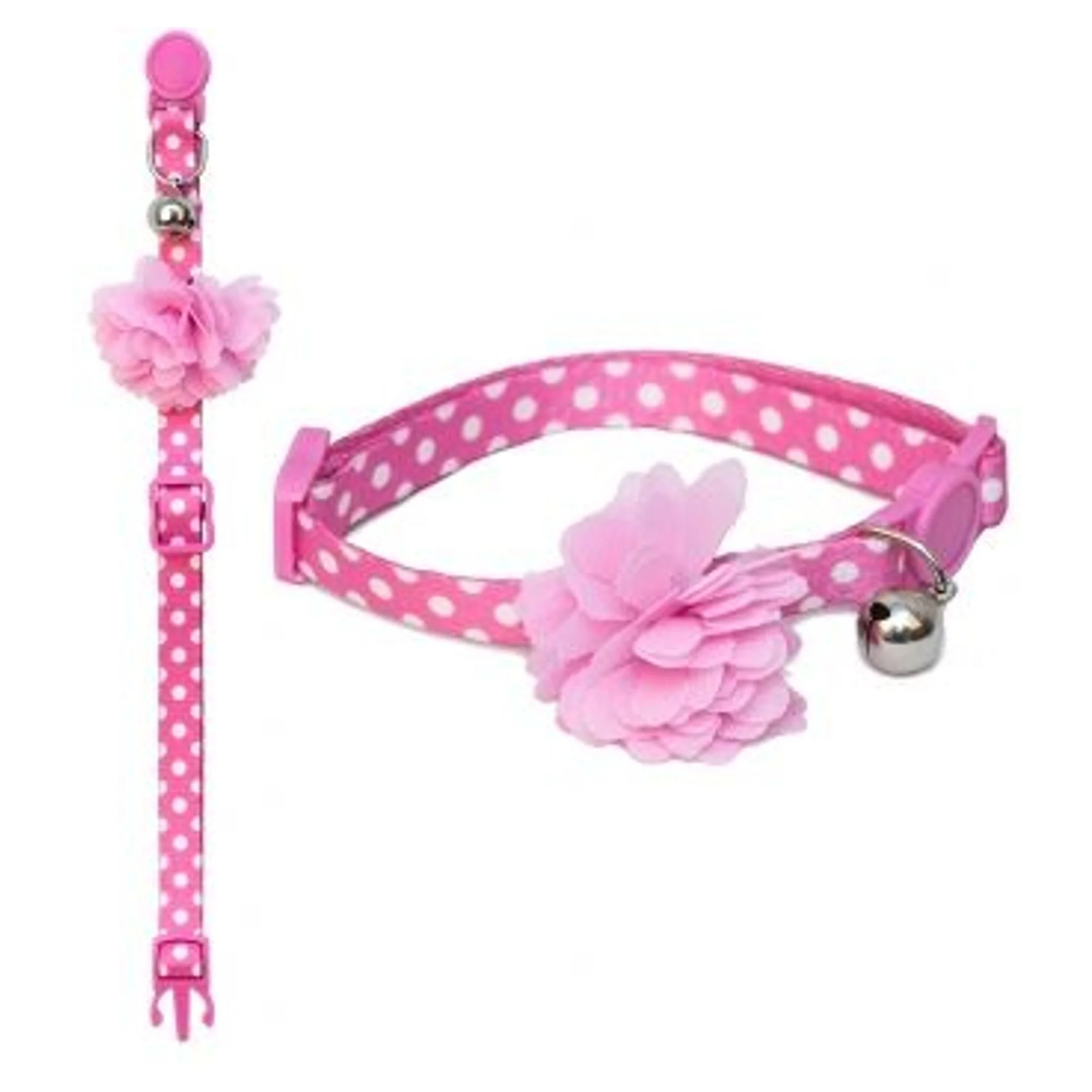 Eastland Pembe Çiçekli Kedi Boyun Tasması